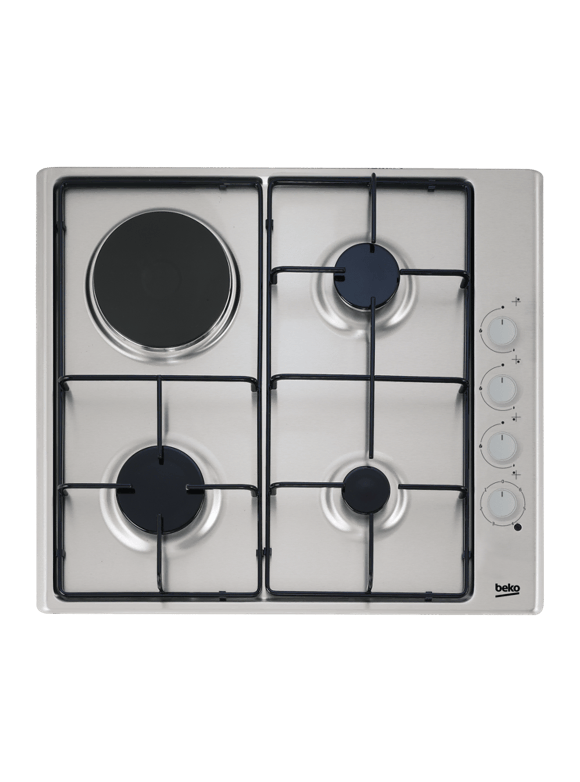 AOMM 64160 DI Gazlı Inoks Metal Tablalı Ocaklar