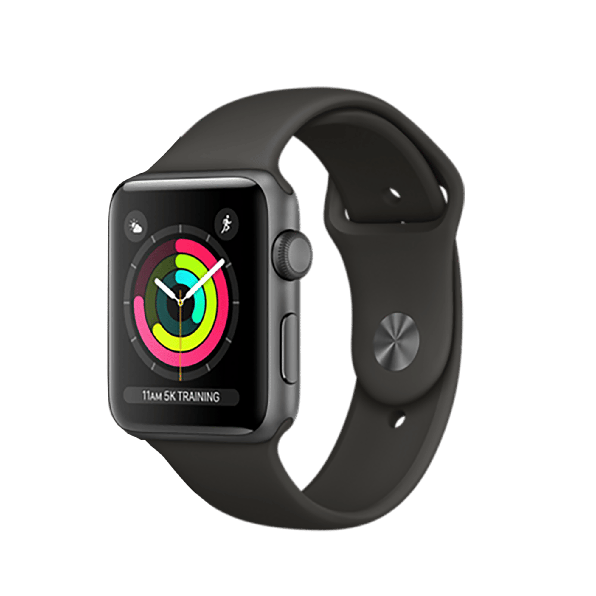 Apple W S3 38mm S.Grey Case Grey S. Band Giyilebilir Teknoloji