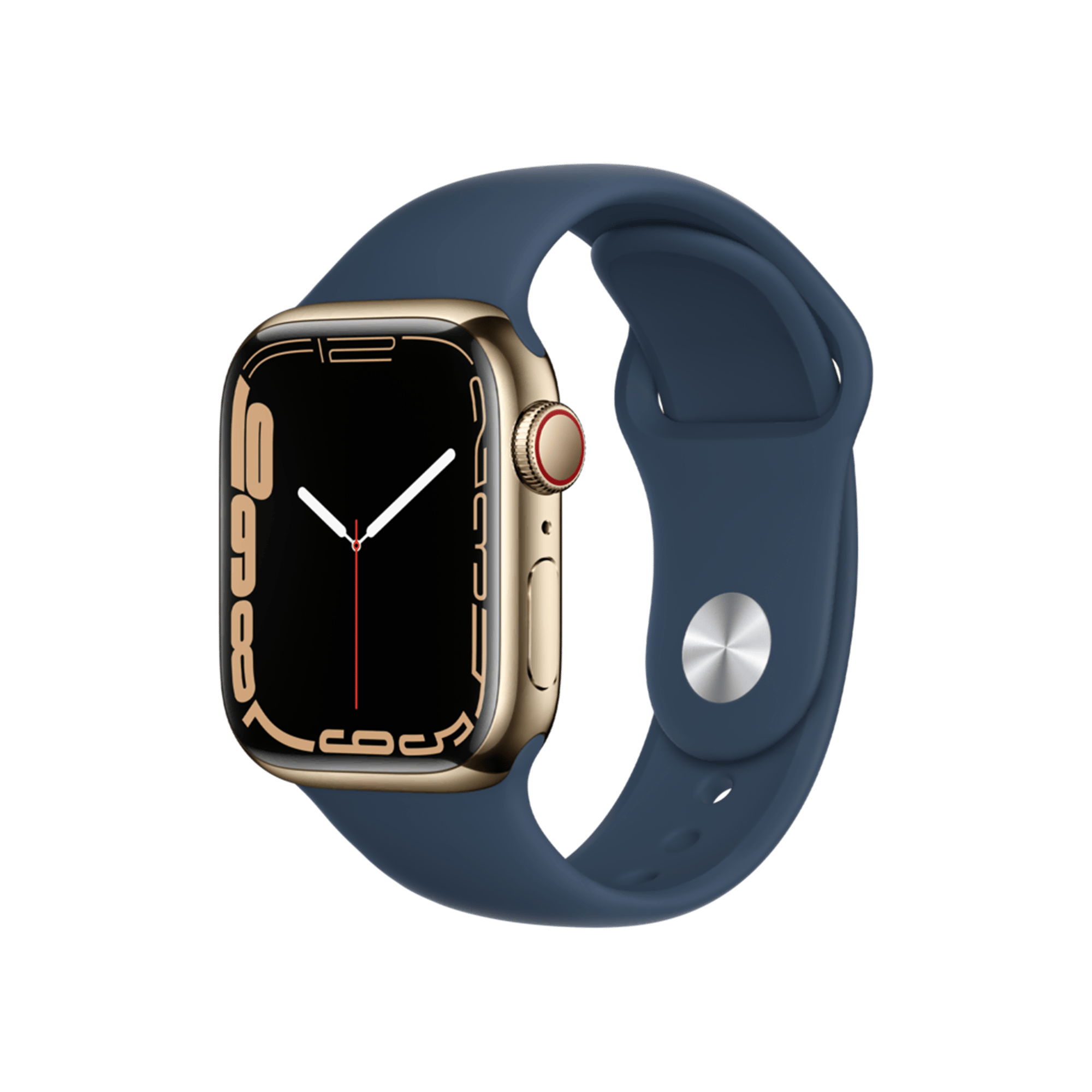 Apple Watch S7 Cellular 41mm Altın-Mavi Giyilebilir Teknoloji