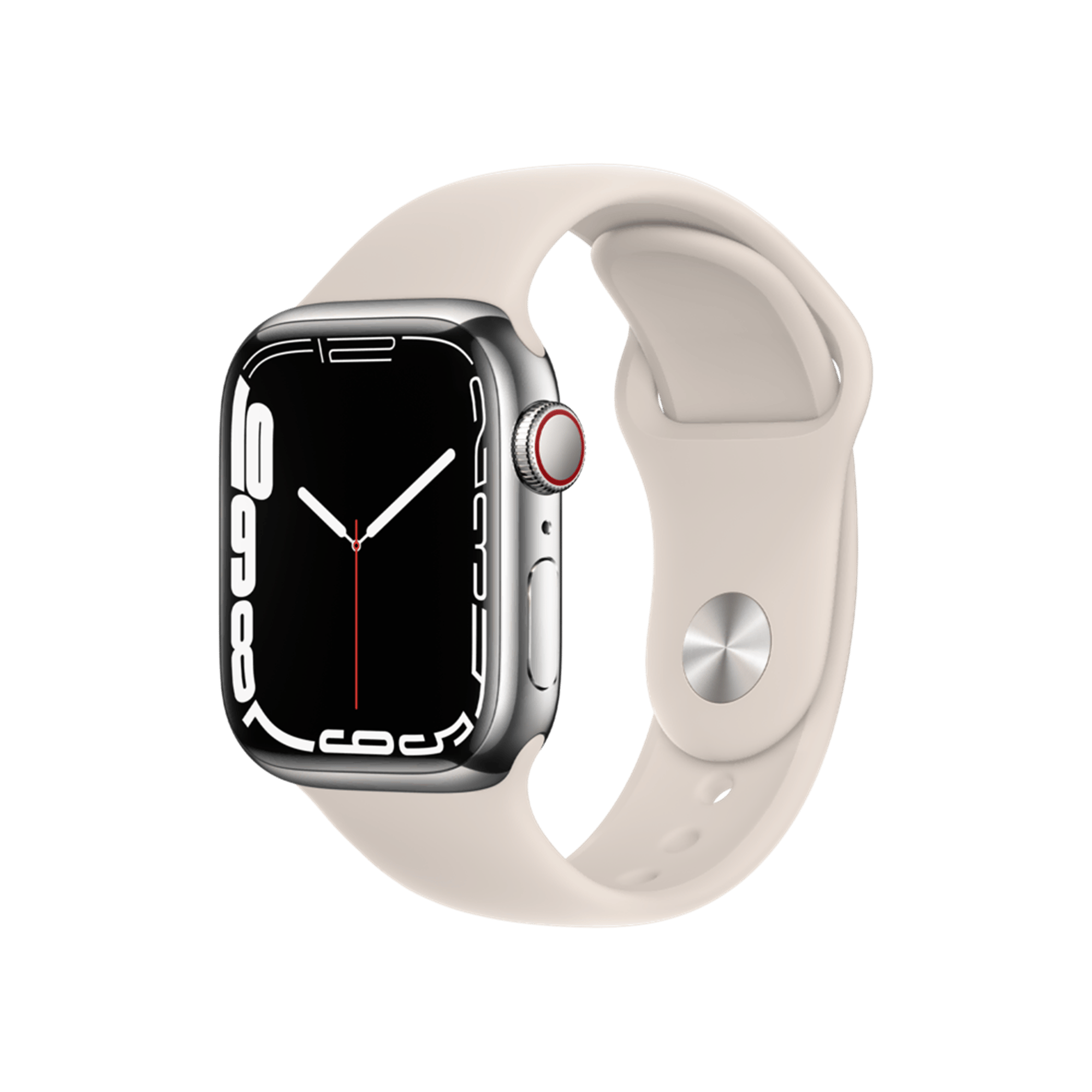 Apple Watch S7 Cellular 41mm Gümüş-Beyaz Giyilebilir Teknoloji