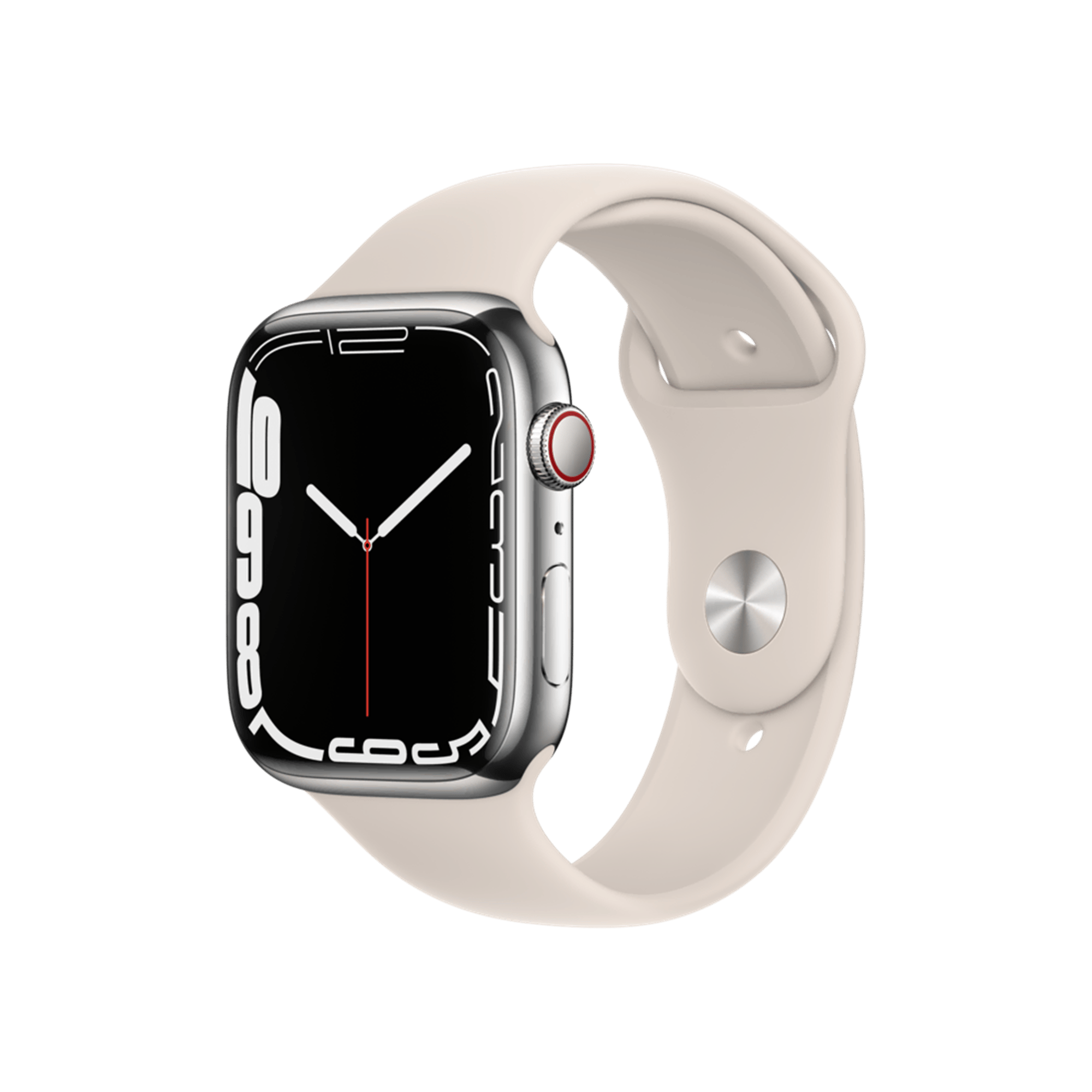 Apple Watch S7 Cellular 45mm Gümüş-Beyaz Giyilebilir Teknoloji