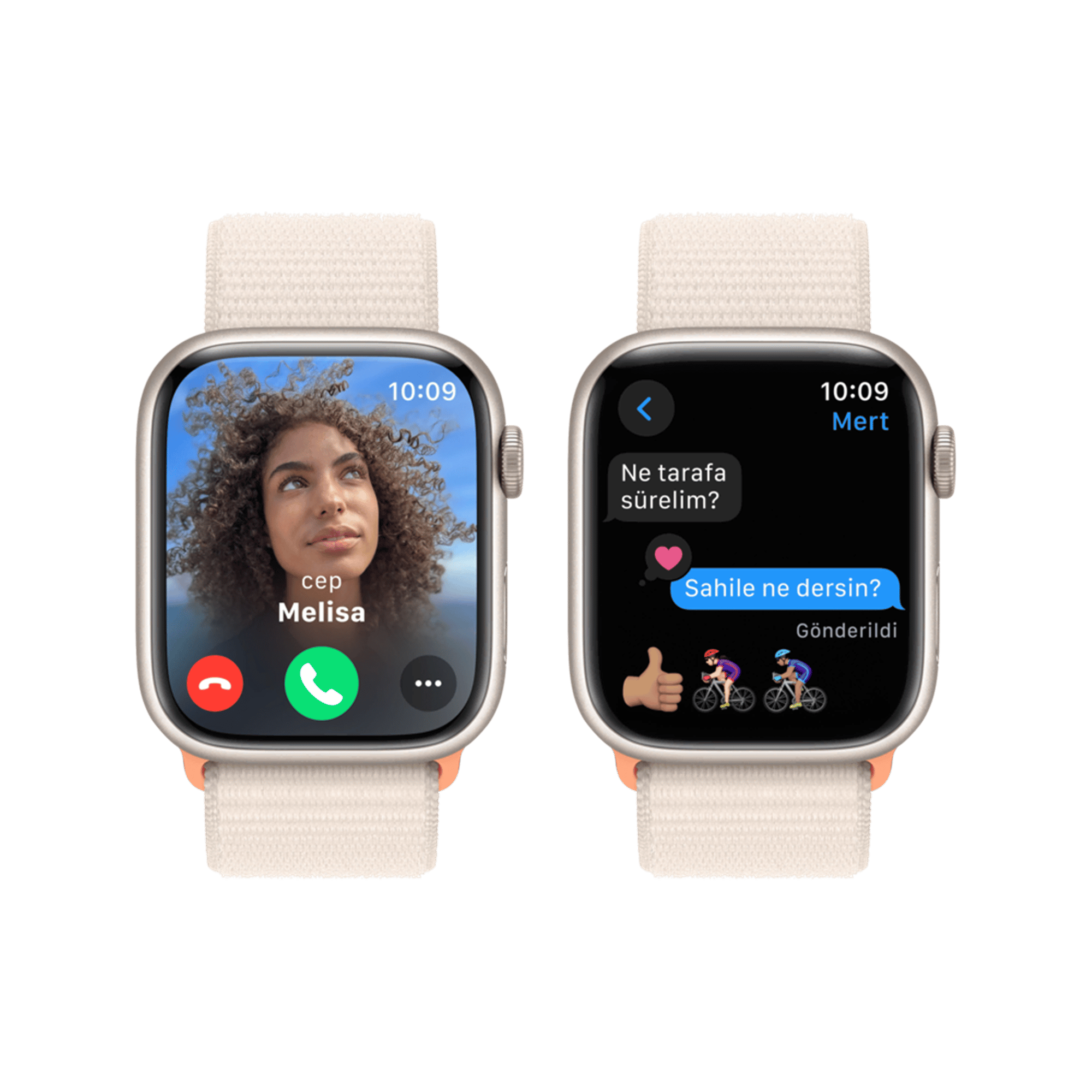 Apple Watch S9 45mm Yıldız Işığı SL Akıllı Saat