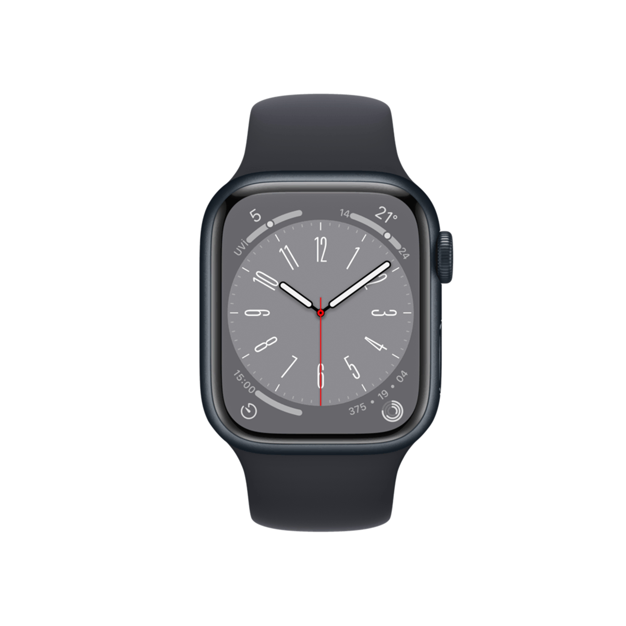 Apple Watch Series 8, 41mm Gece Yarısı Akıllı Saat