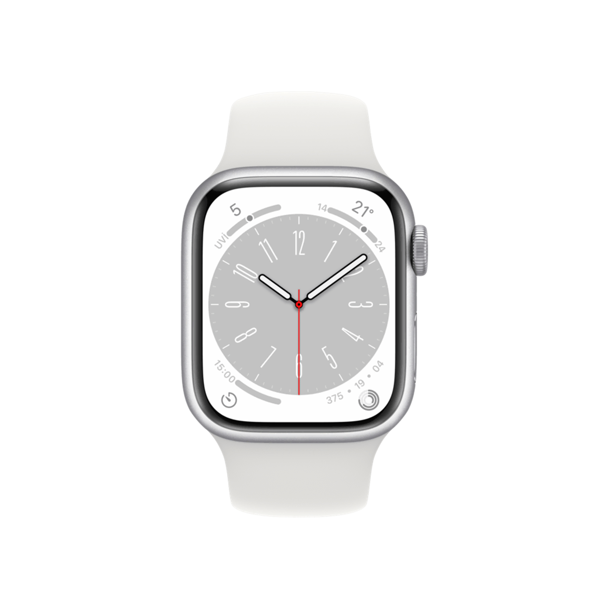 Apple Watch Series 8, 41mm Gümüş Akıllı Saat