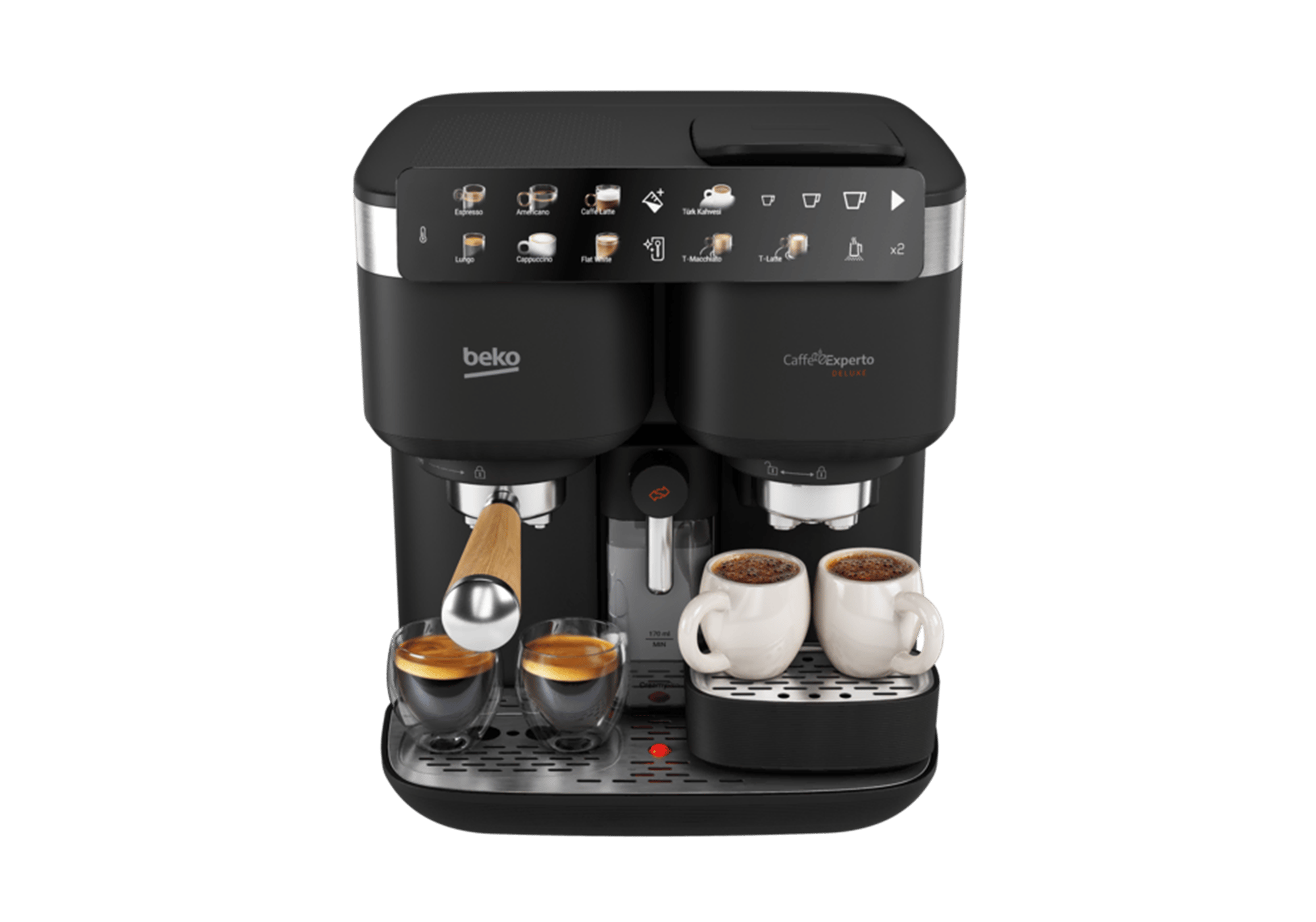 Beko TEM 8690 Caffe Experto® Deluxe Türk Kahvesi Makinesi & Yarı Otomatik Espresso Makinesi
