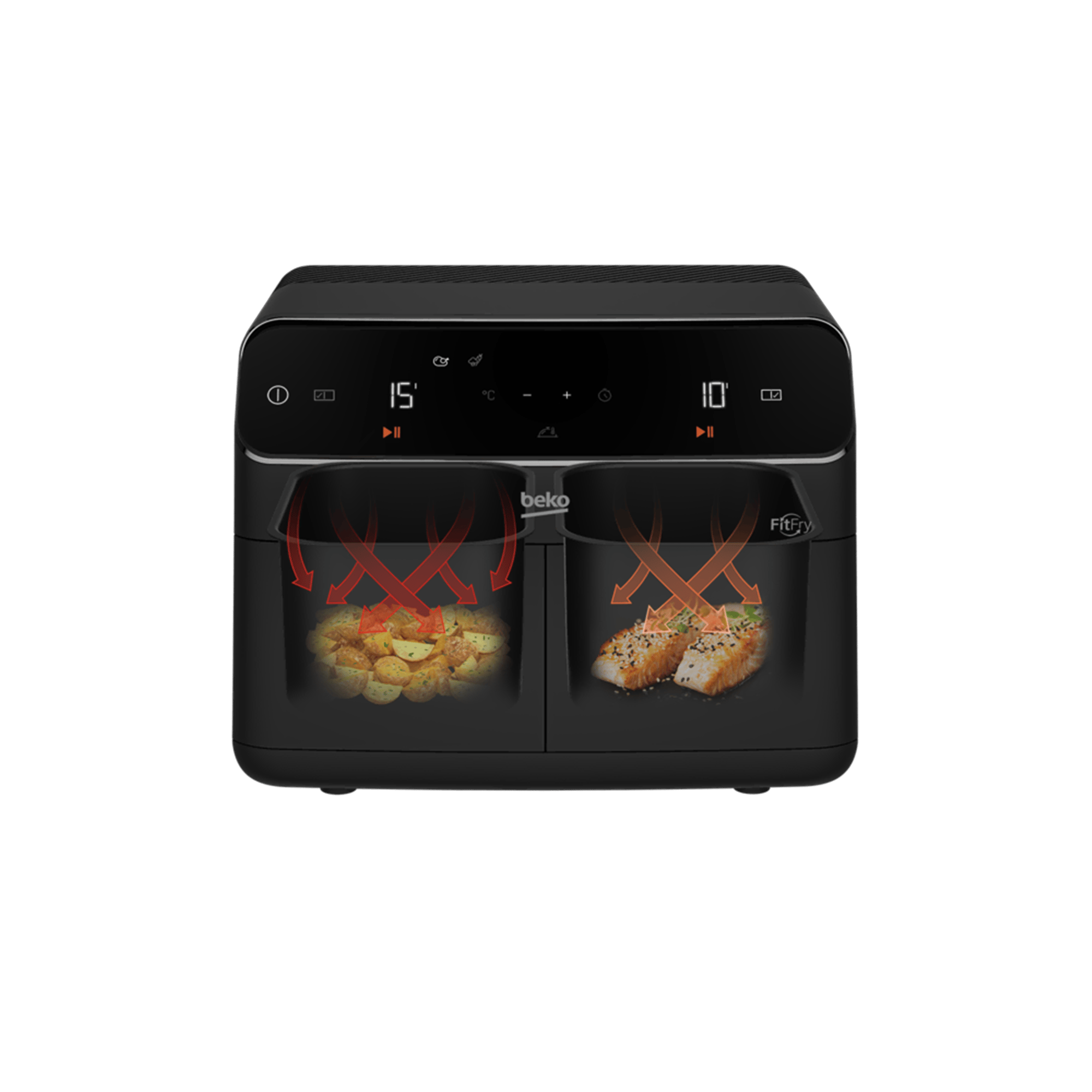 FR 8284 FitFry® Airfryer & Az Yağlı Fritöz