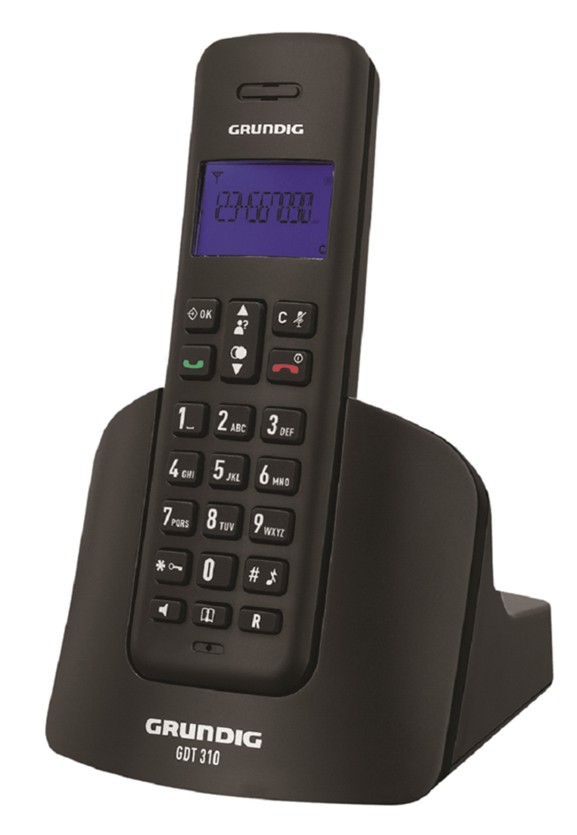 GRUNDIG GDT 310 Siyah Telsiz Telefon