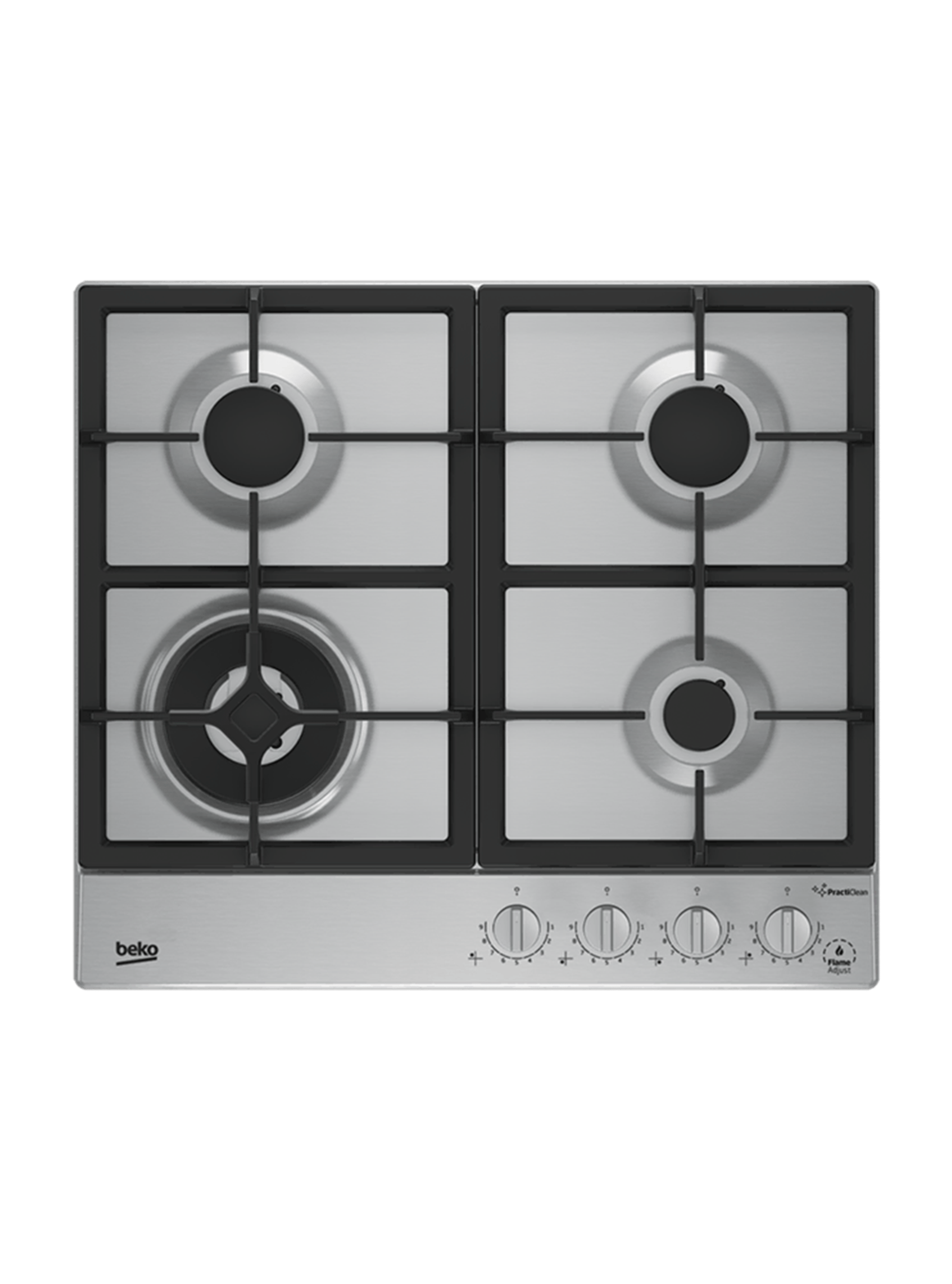 KOMW 64250 DI Gazlı Inoks Metal Tablalı Ocaklar