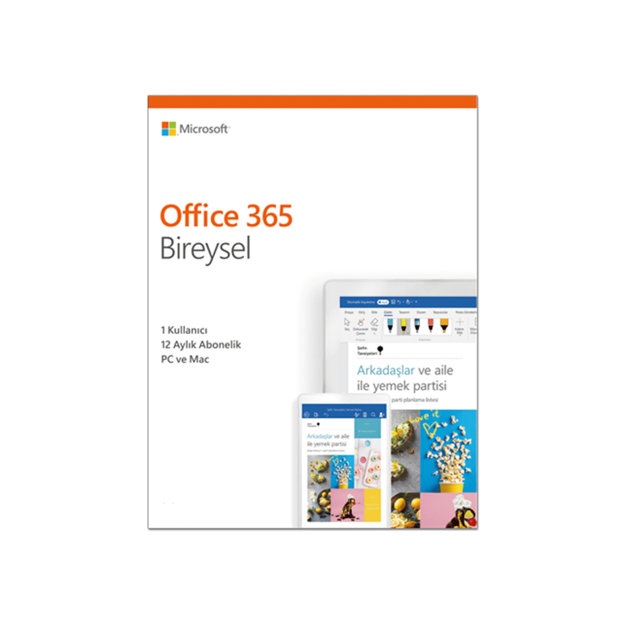 Microsoft 365 Bireysel Türkçe Yeni Çevre Birimleri