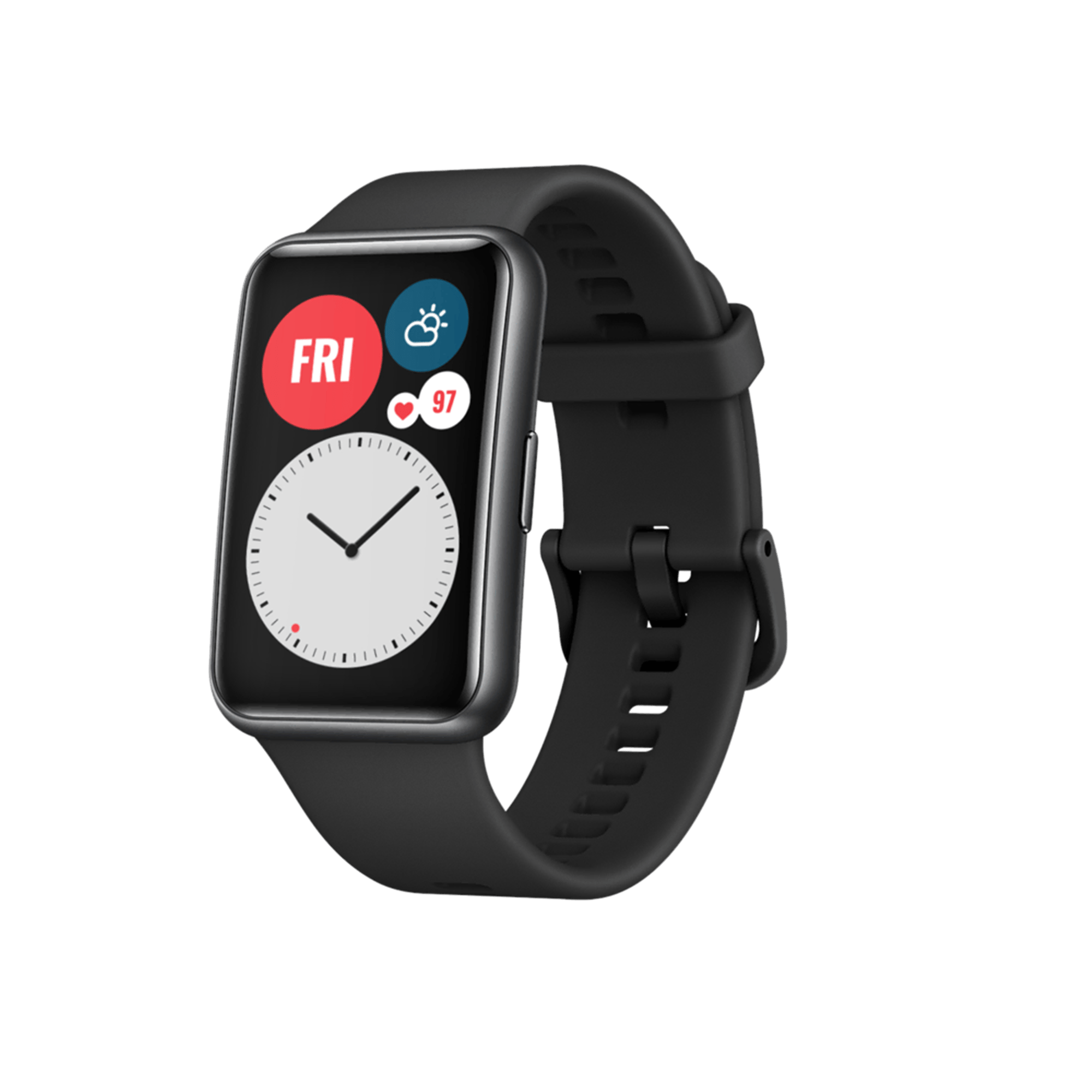 New Huawei Watch Fit STIA-B09 Black Giyilebilir Teknoloji
