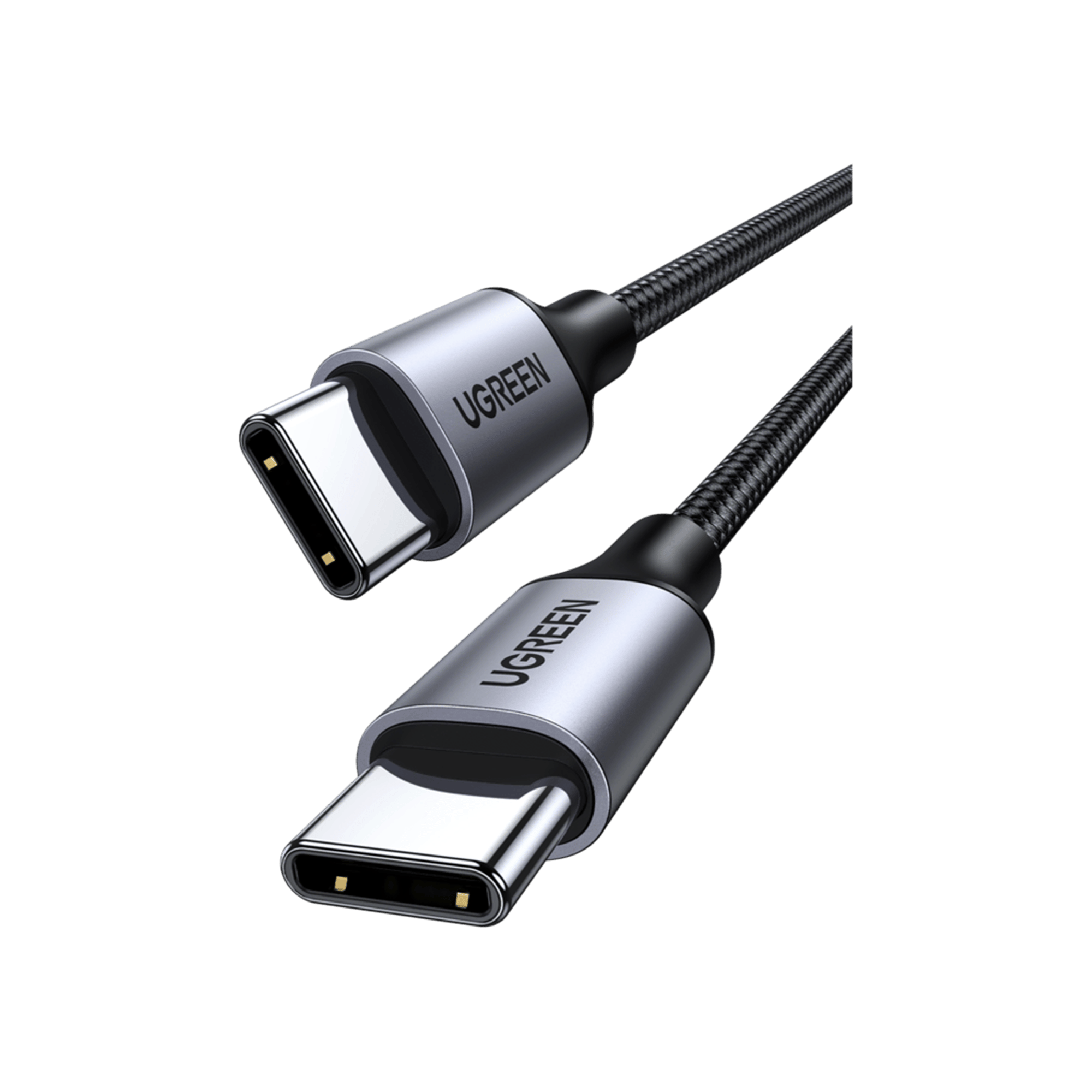 UGREEN USB-C 60W Örgülü Kablo Syh 1M Cep Telefonu Aksesuarları