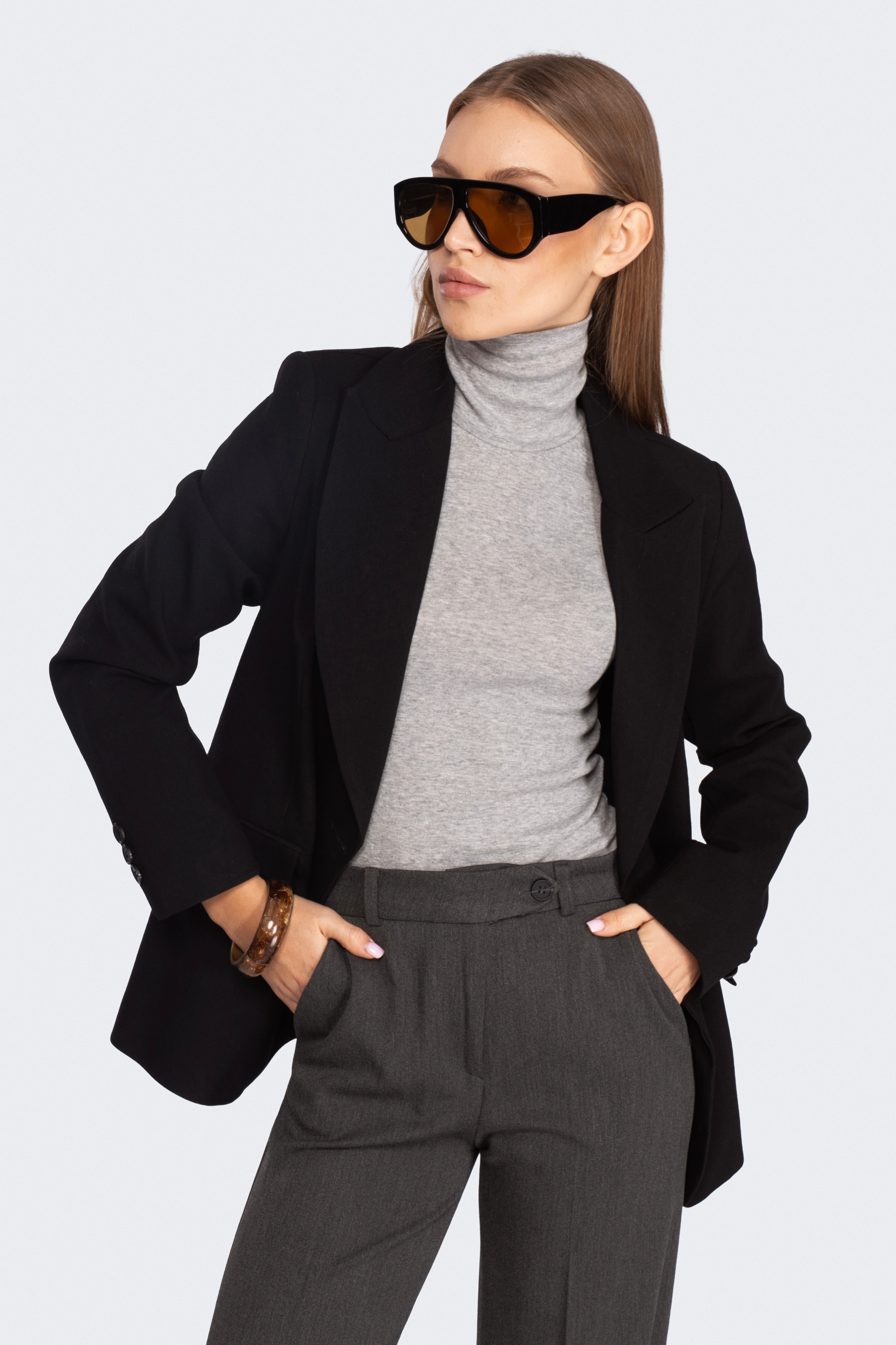 Noa Siyah Blazer 