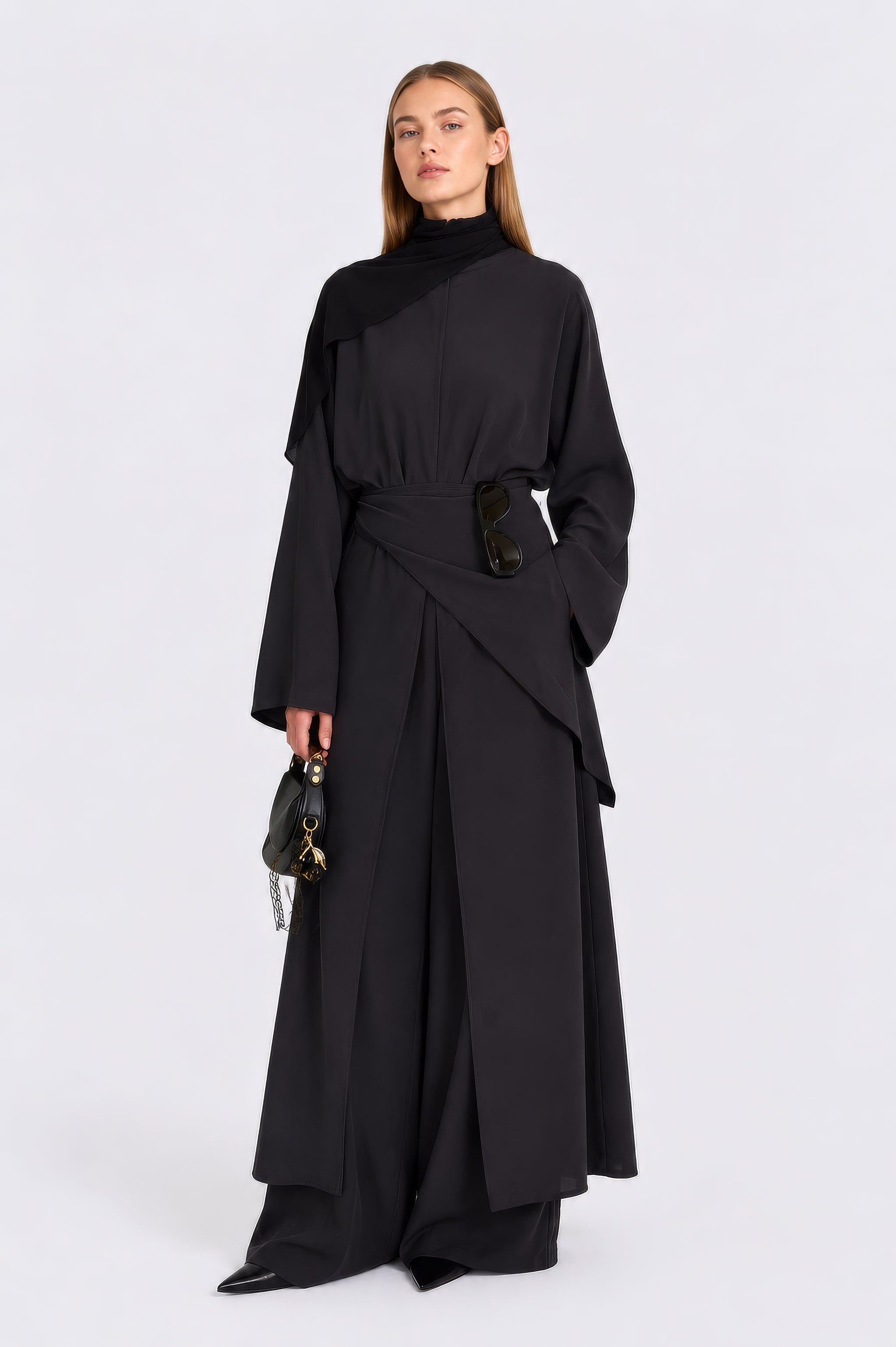 YIRTMAÇLI ABAYA TAKIM 