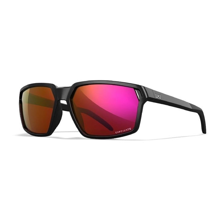 WILEY X SIERRA Captivate Polarized Güneş Gözlüğü (Siyah)