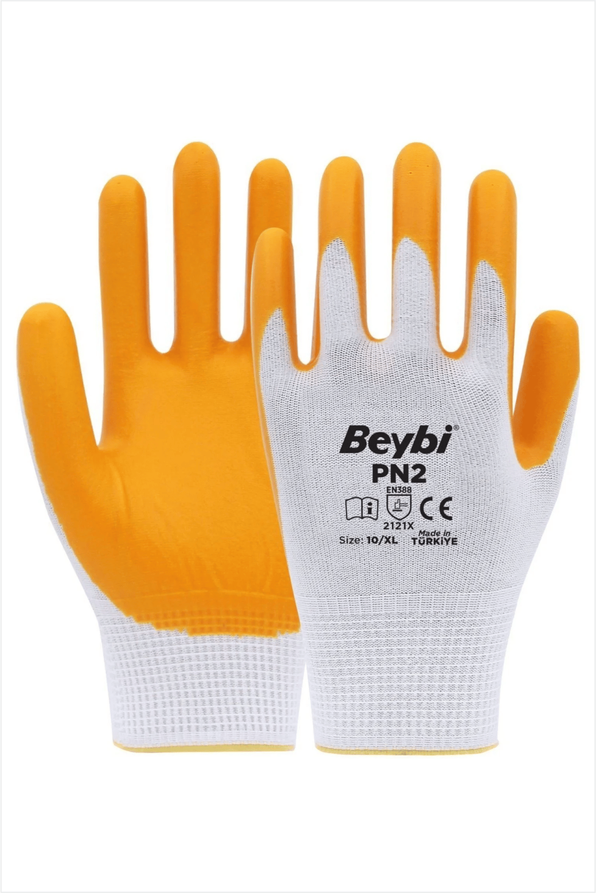 BEYBİ PN2 SARI NİTRİL ELDİVEN 12'Lİ PAKET