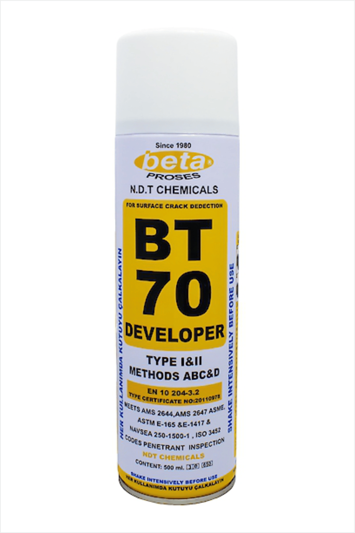 BT - 70 Developer Sprey 550 ml