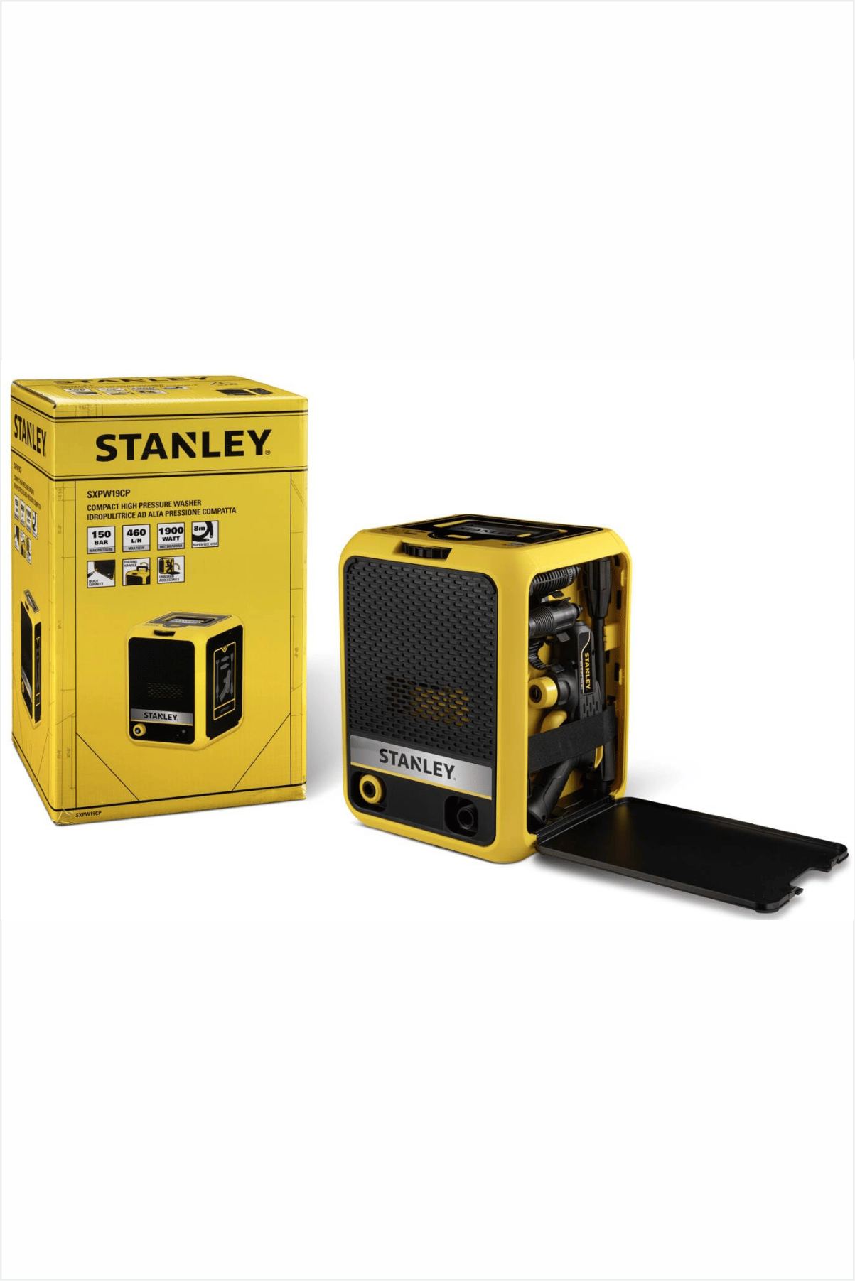 Stanley SXPW19CP Kompakt Yüksek Basınçlı Araç ve Dış Mekan Yıkama Makinesi