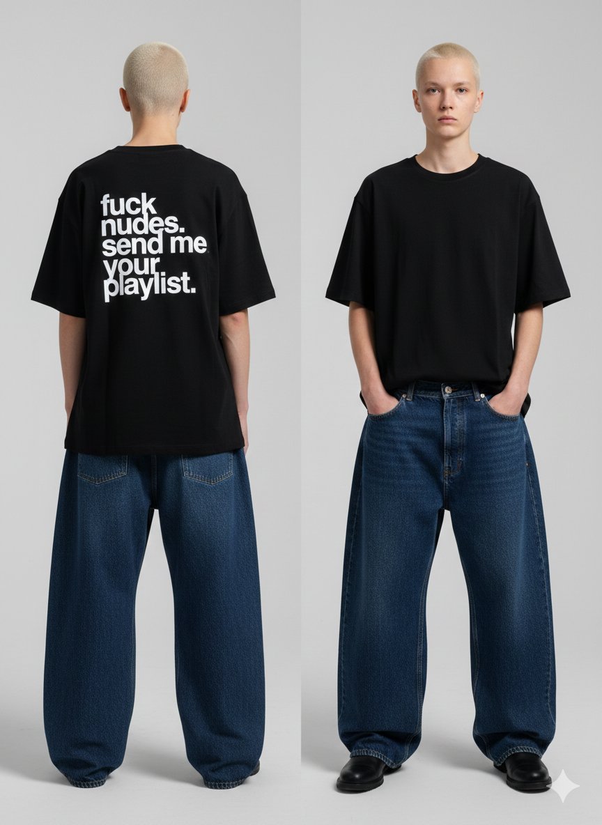 Baskılı Over Tshirt