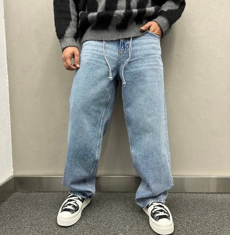 Beli İp Baggy Denim