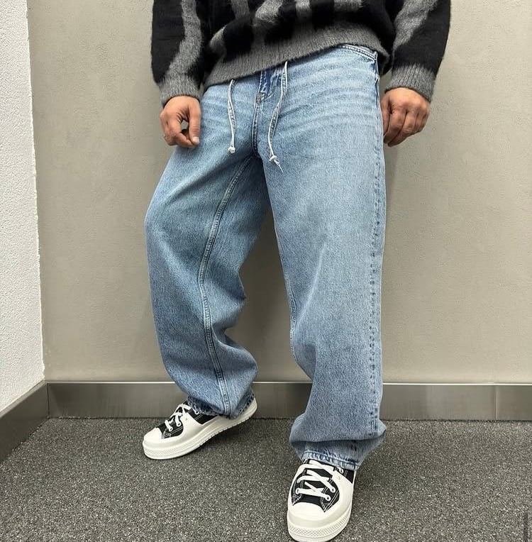Beli İp Baggy Denim