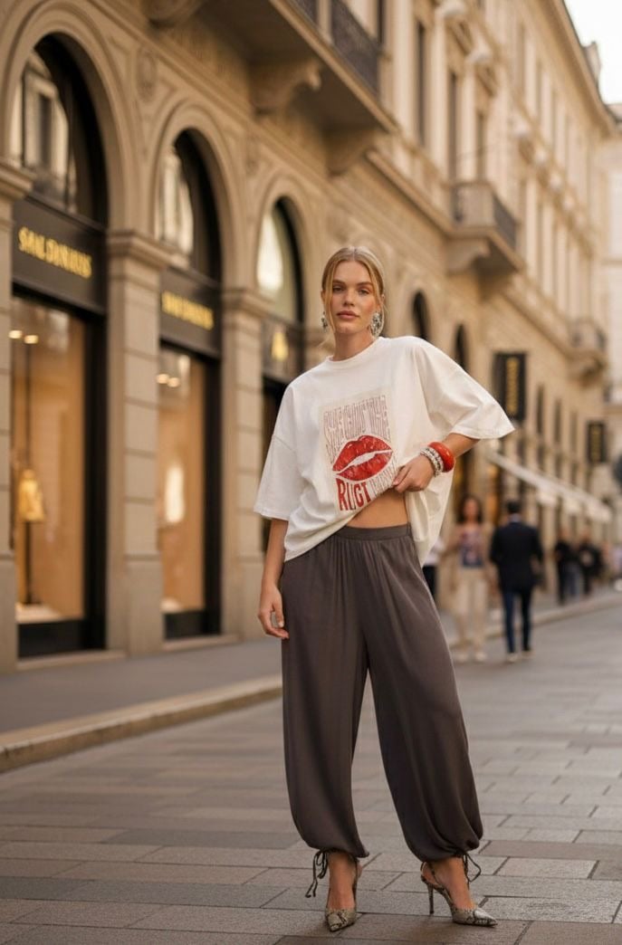 Bol Saten Pantalon