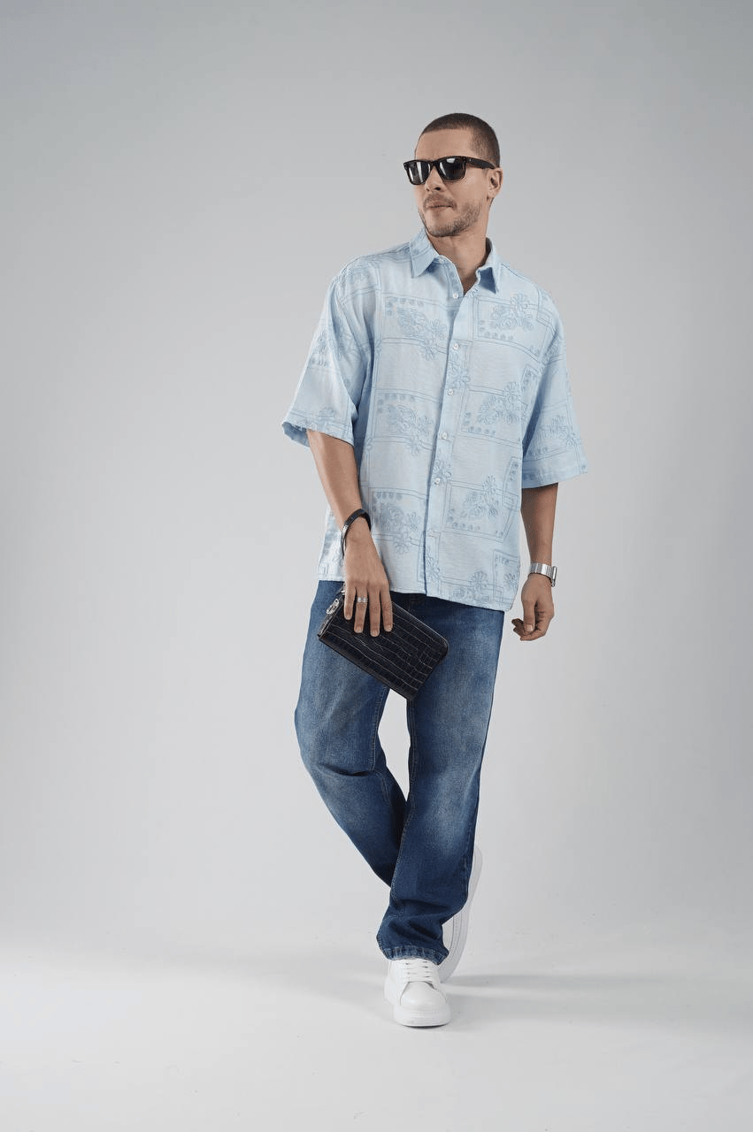 Çiçekli Kısa Kol Gm