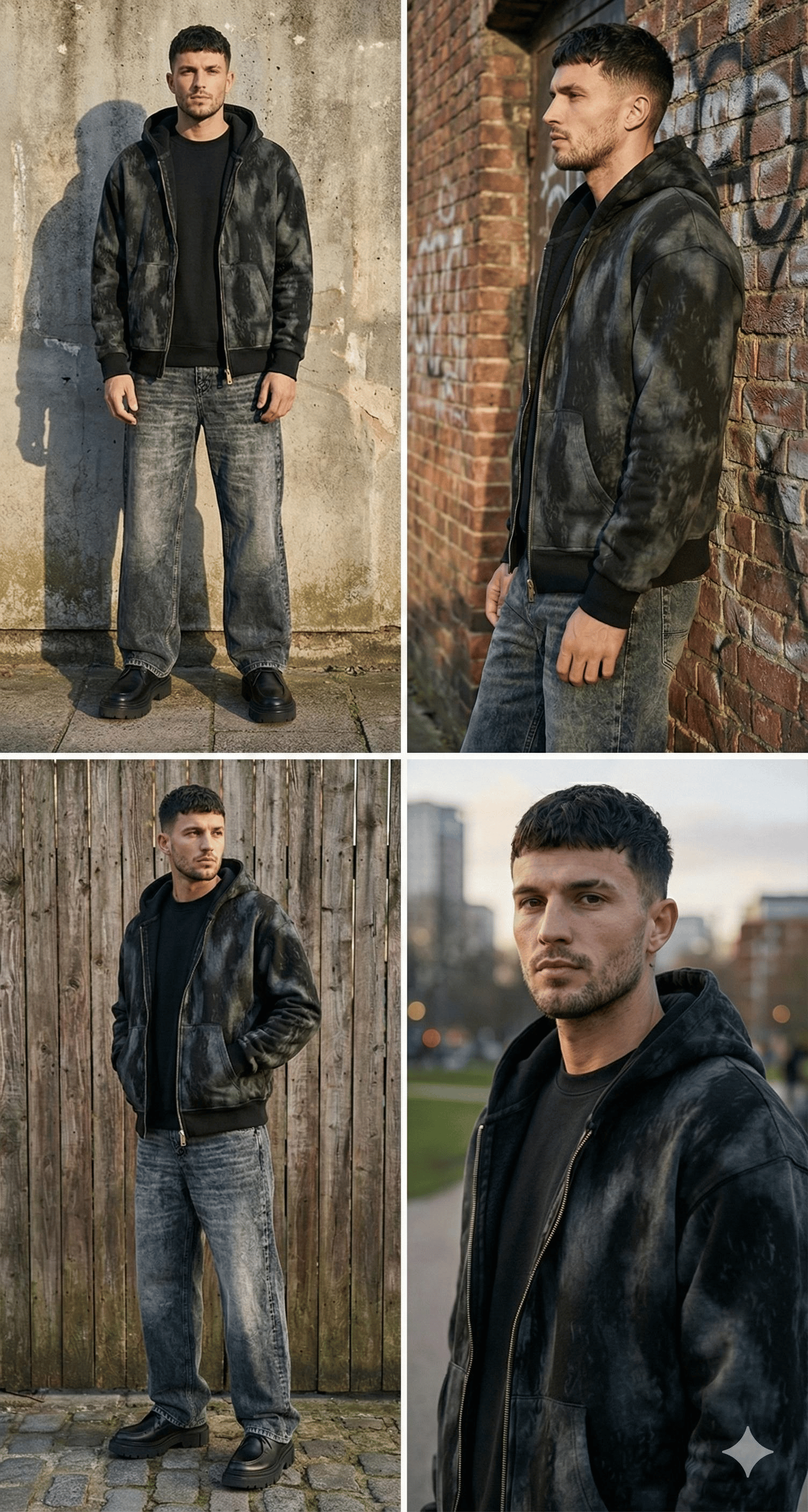 Efect Washed Hoddie