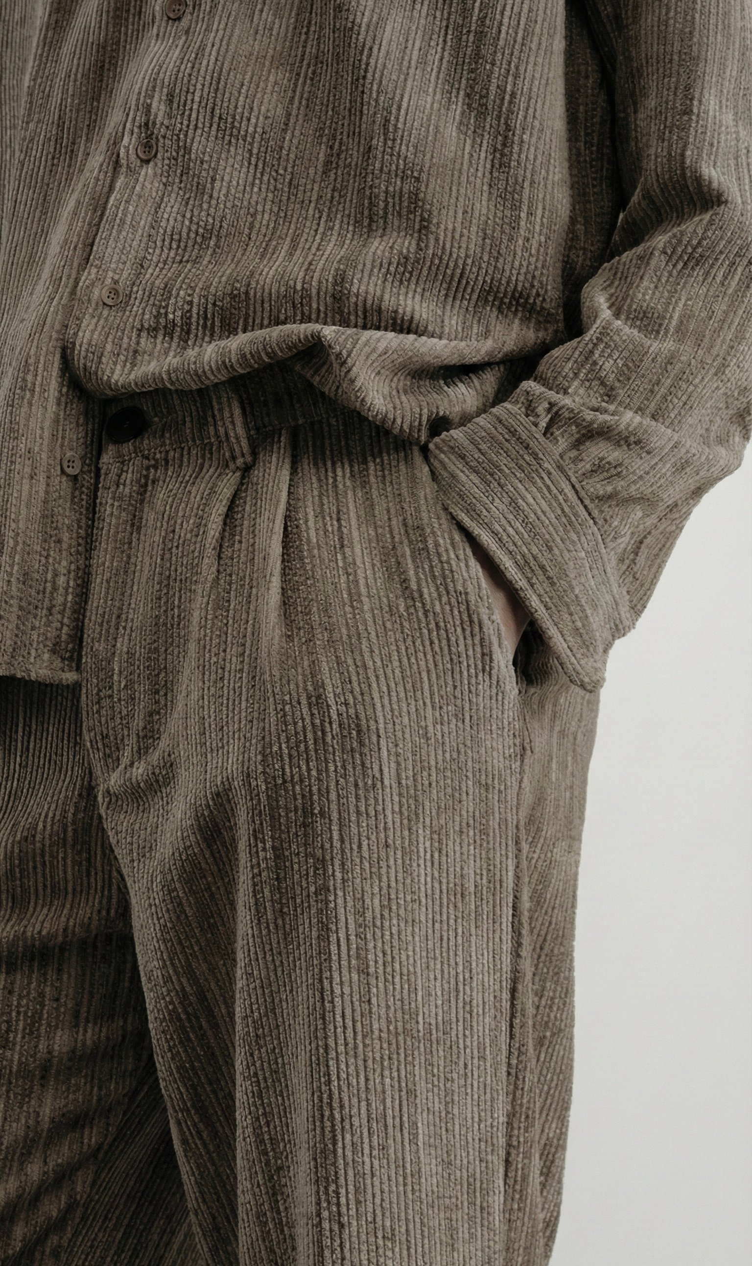 Kadife Pileli Pant