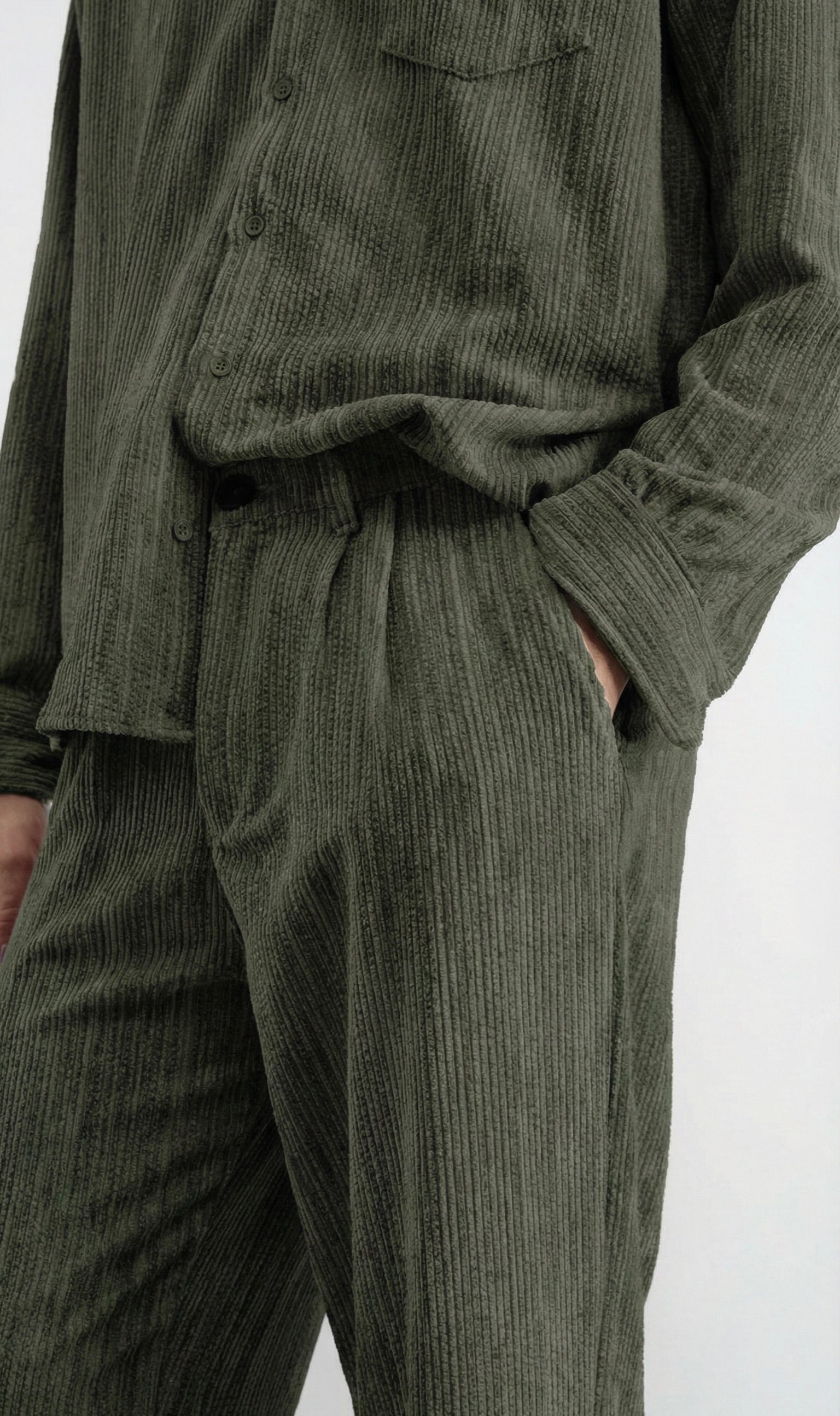 Kadife Pileli Pant