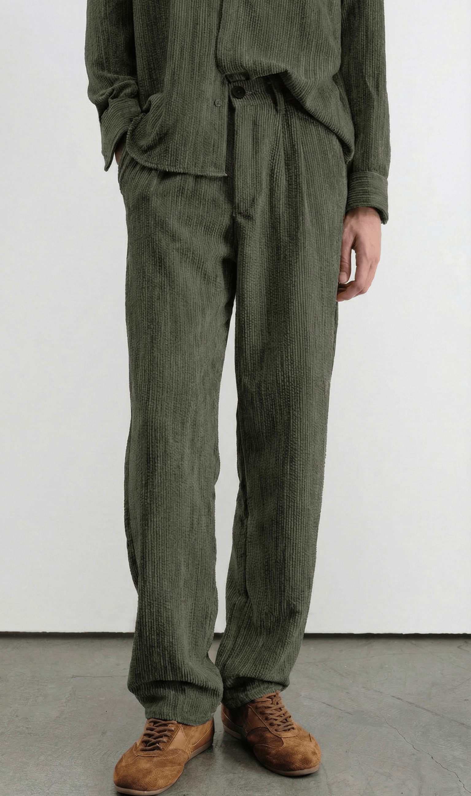 Kadife Pileli Pant