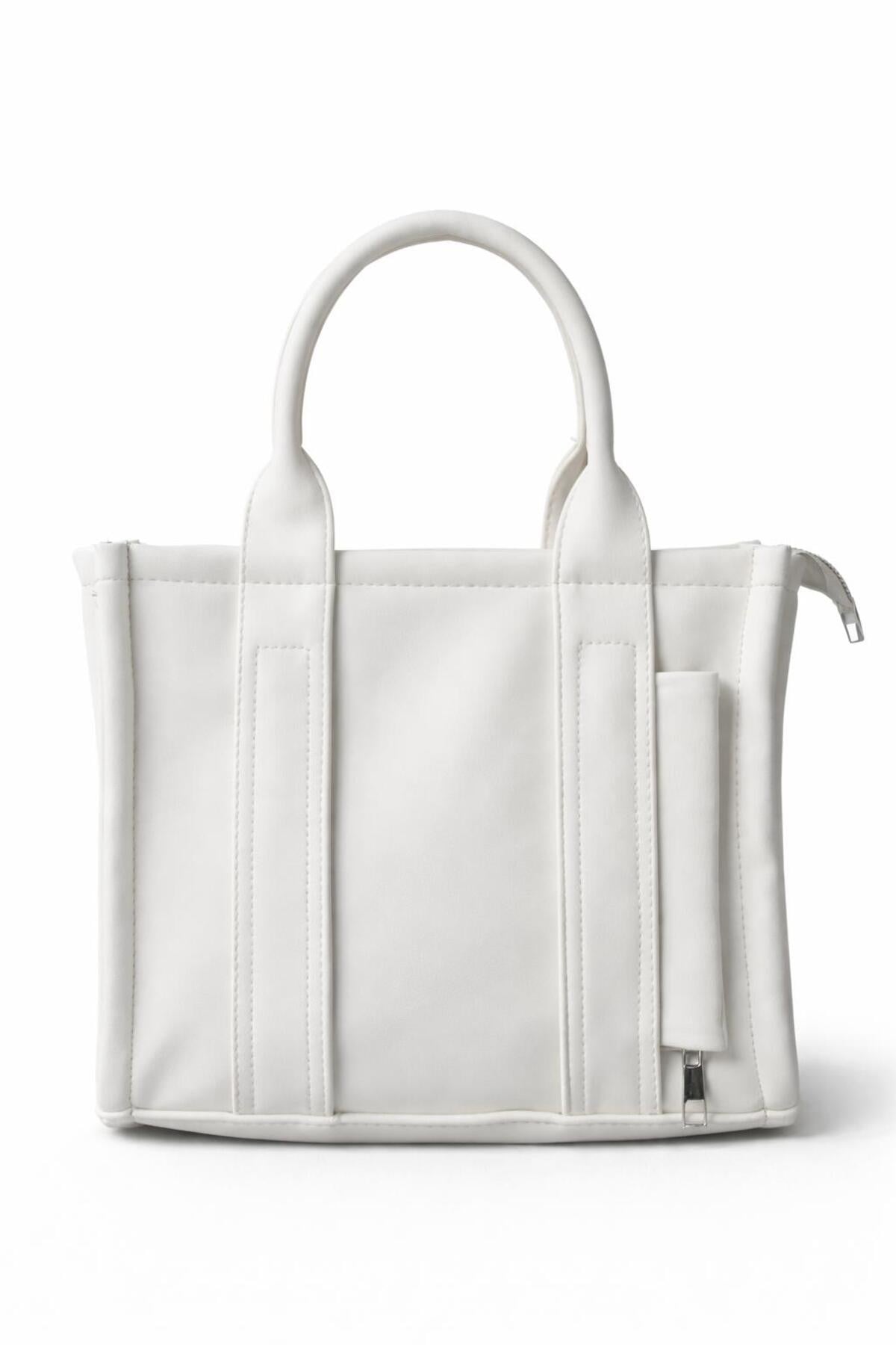 Avelina Krem Tote Bag