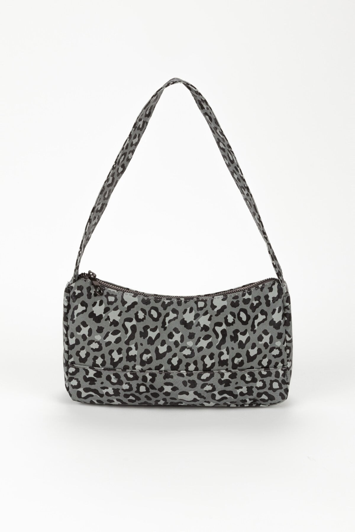 Pamela Basic Antrasit Leopar Baget Çanta
