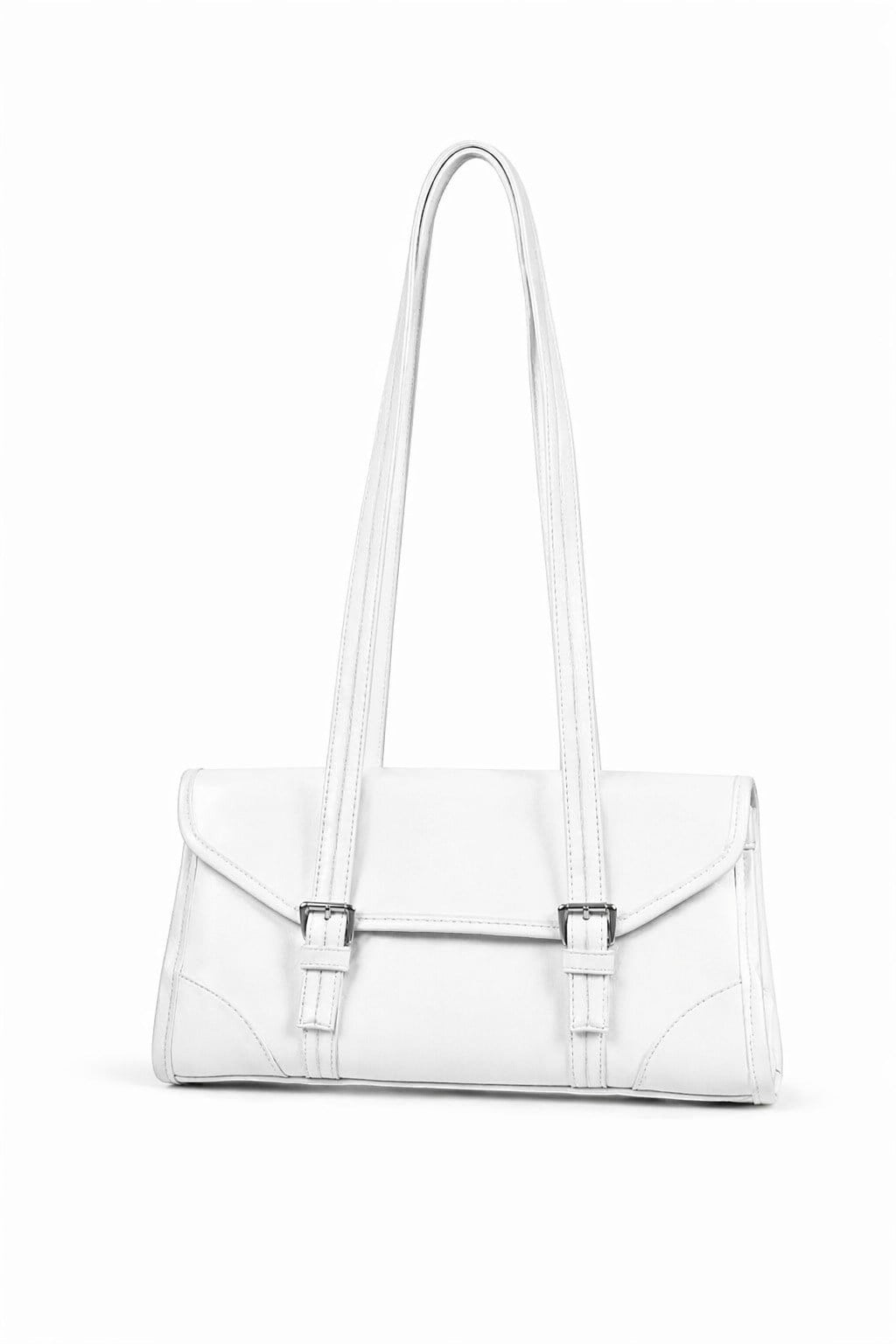Velora Vintage Baget Çanta Krem