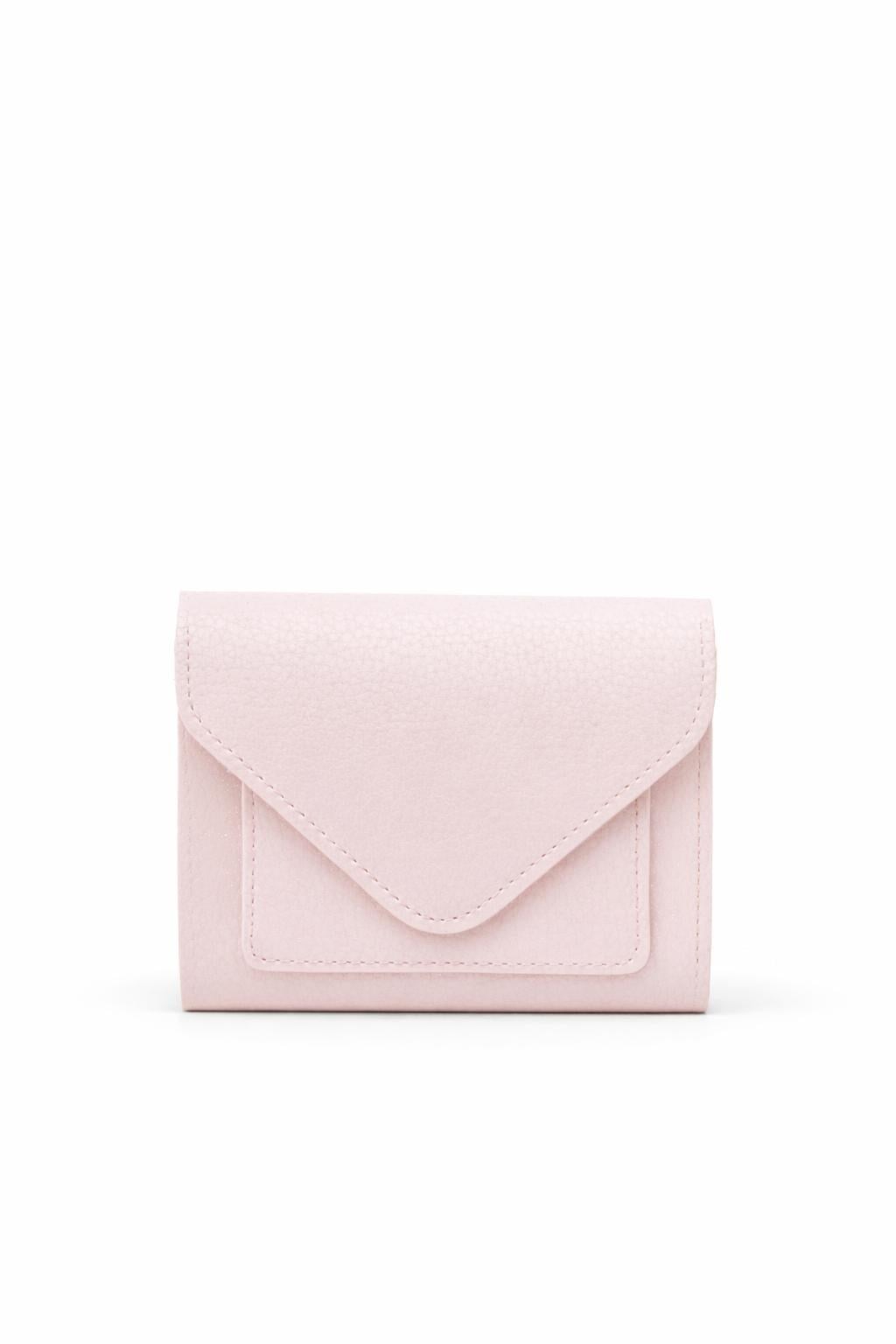 Vicky Zarf Cüzdan Pudra Pembe