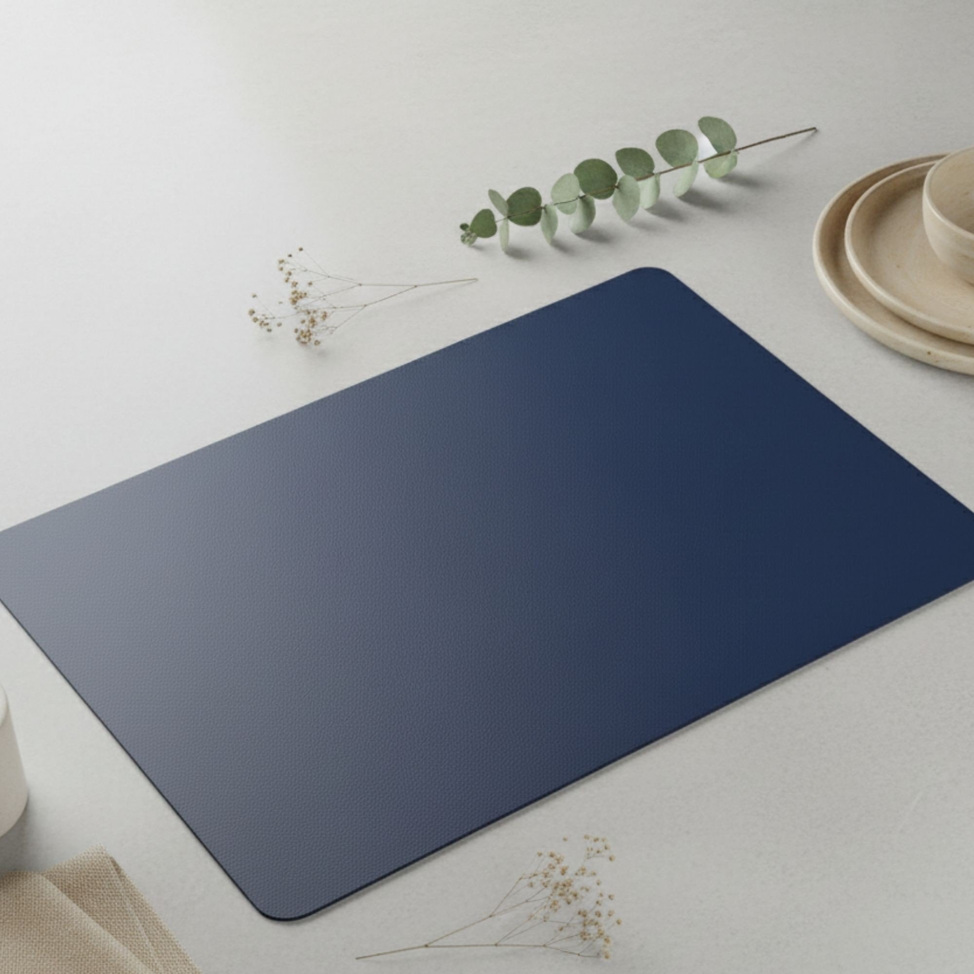 Toptan Lacivert Amerikan Servis 33x44 cm – Dikdörtgen