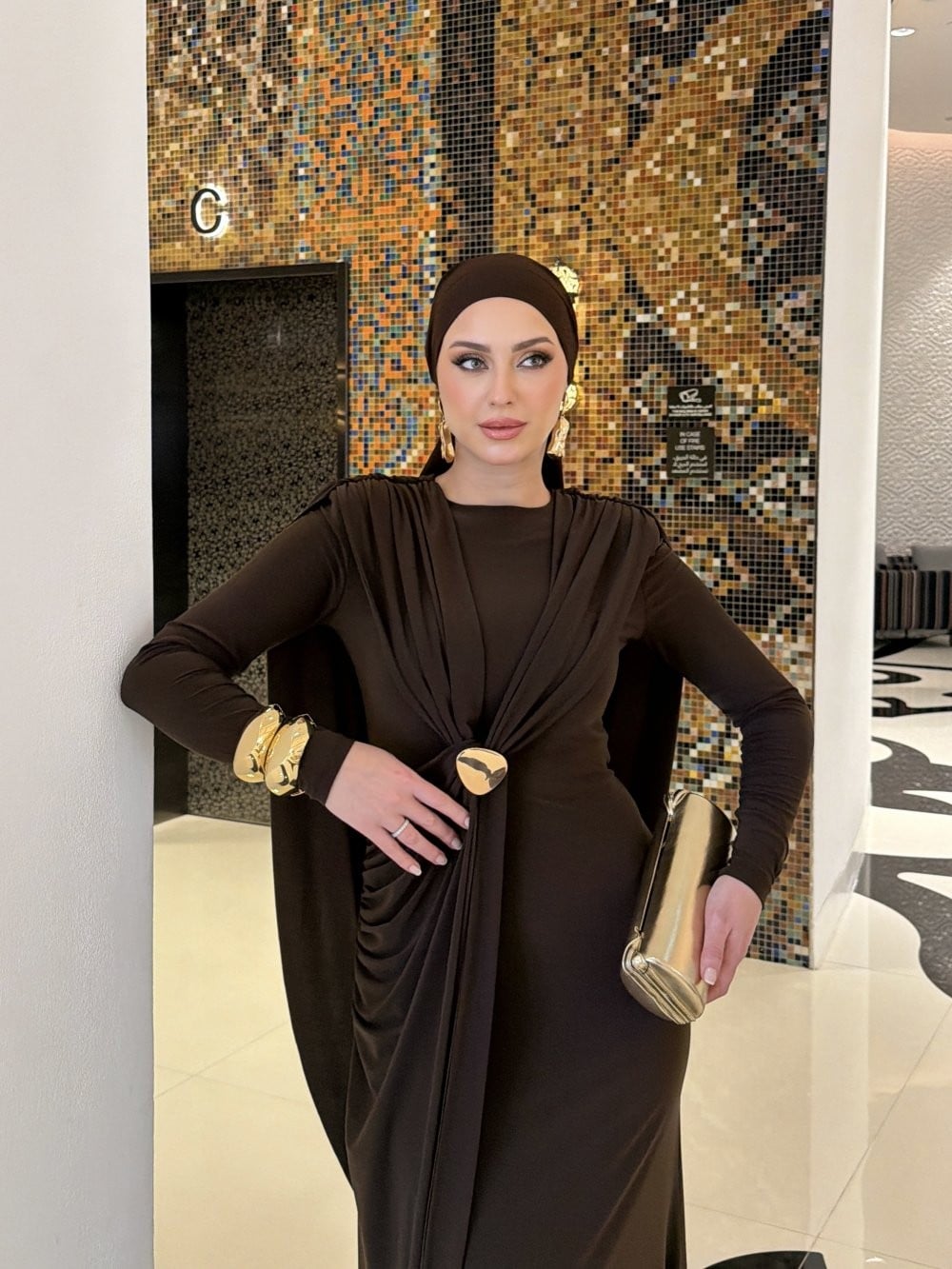 Asena Elbise Kahve