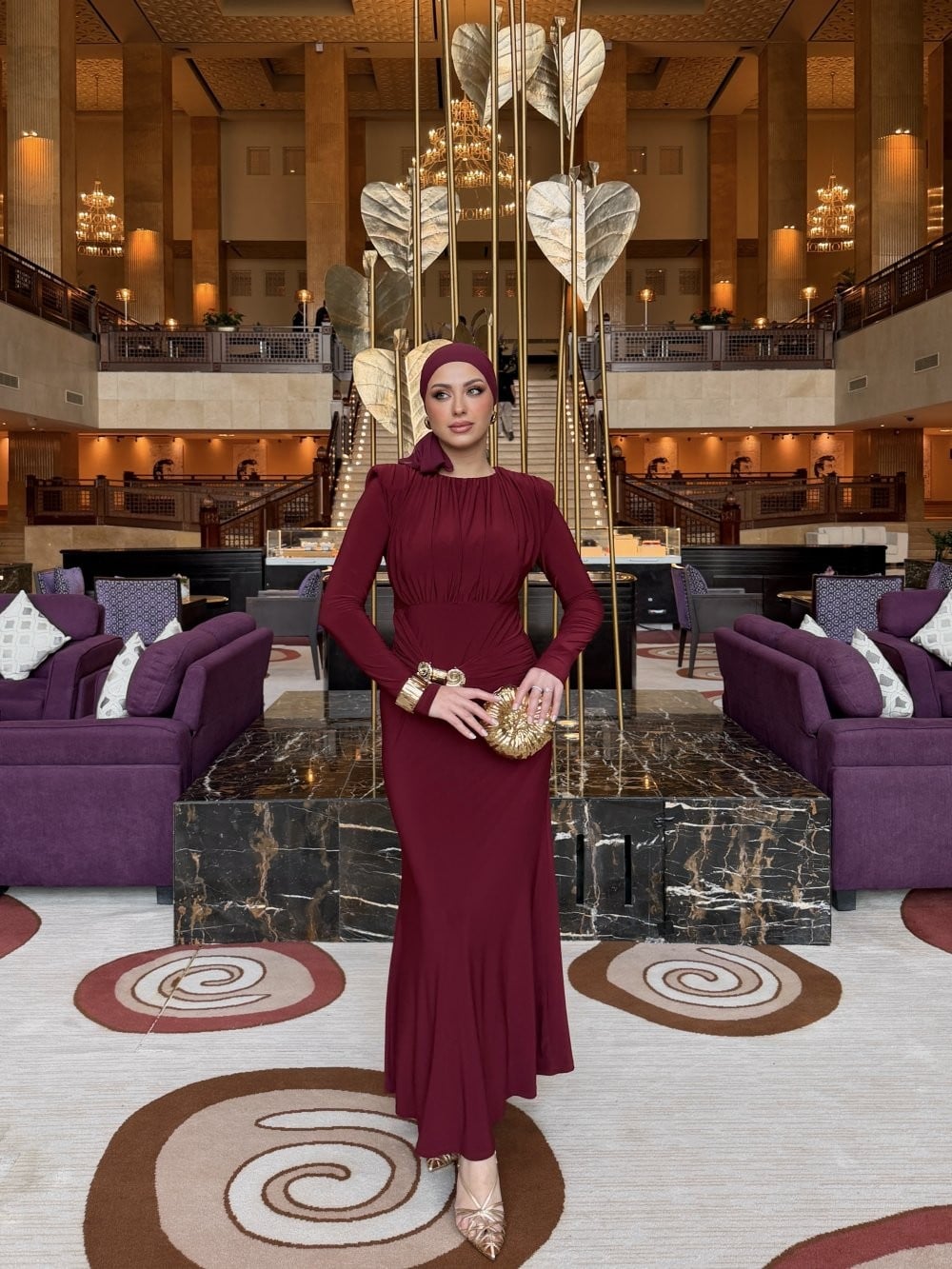 Güler Elbise Bordo