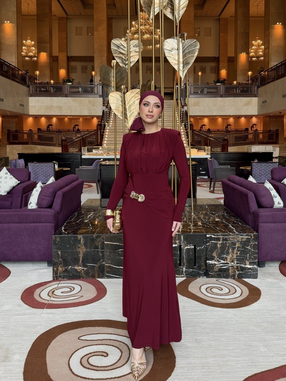 Güler Elbise Bordo