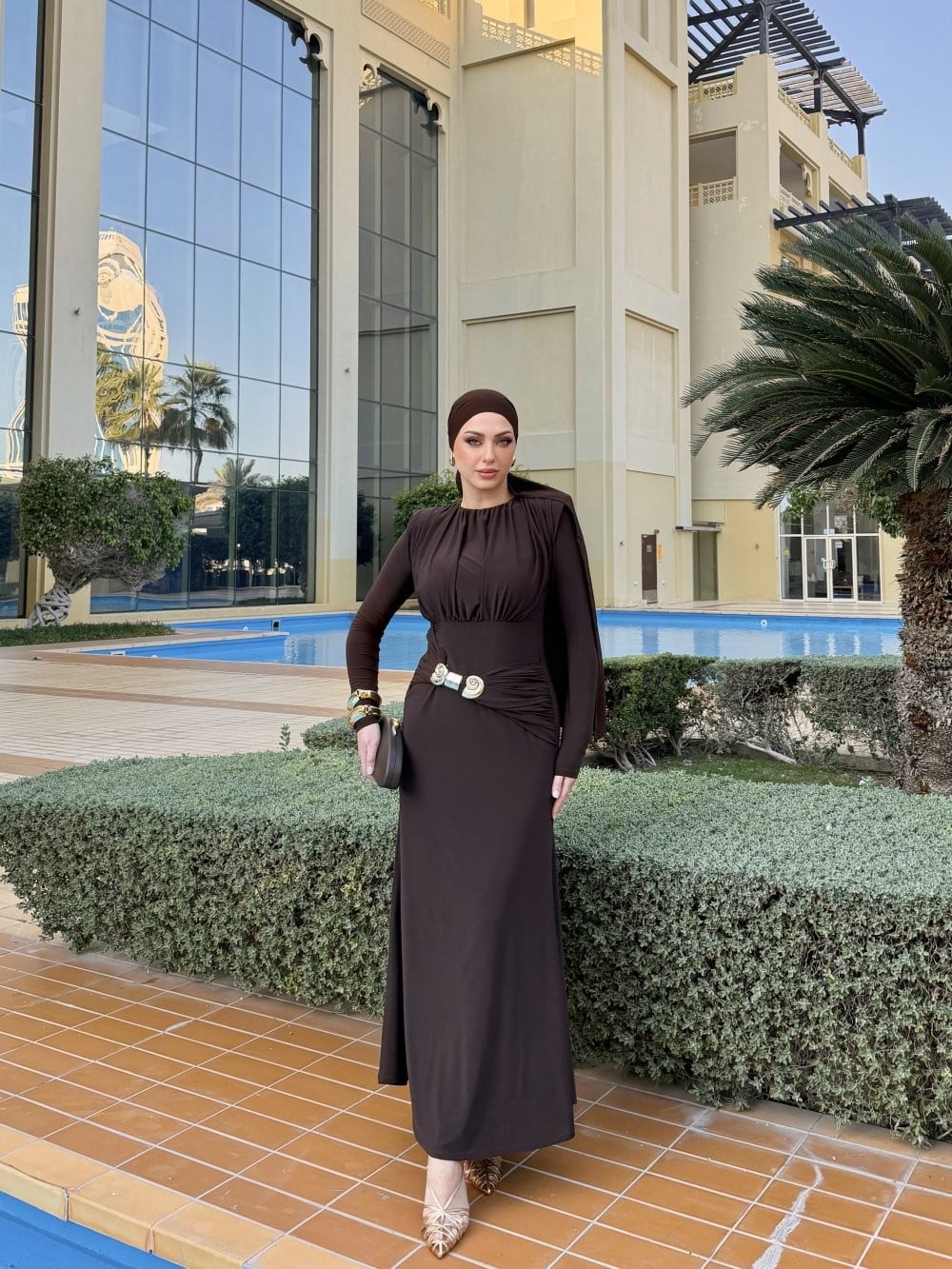 Güler Elbise Kahve