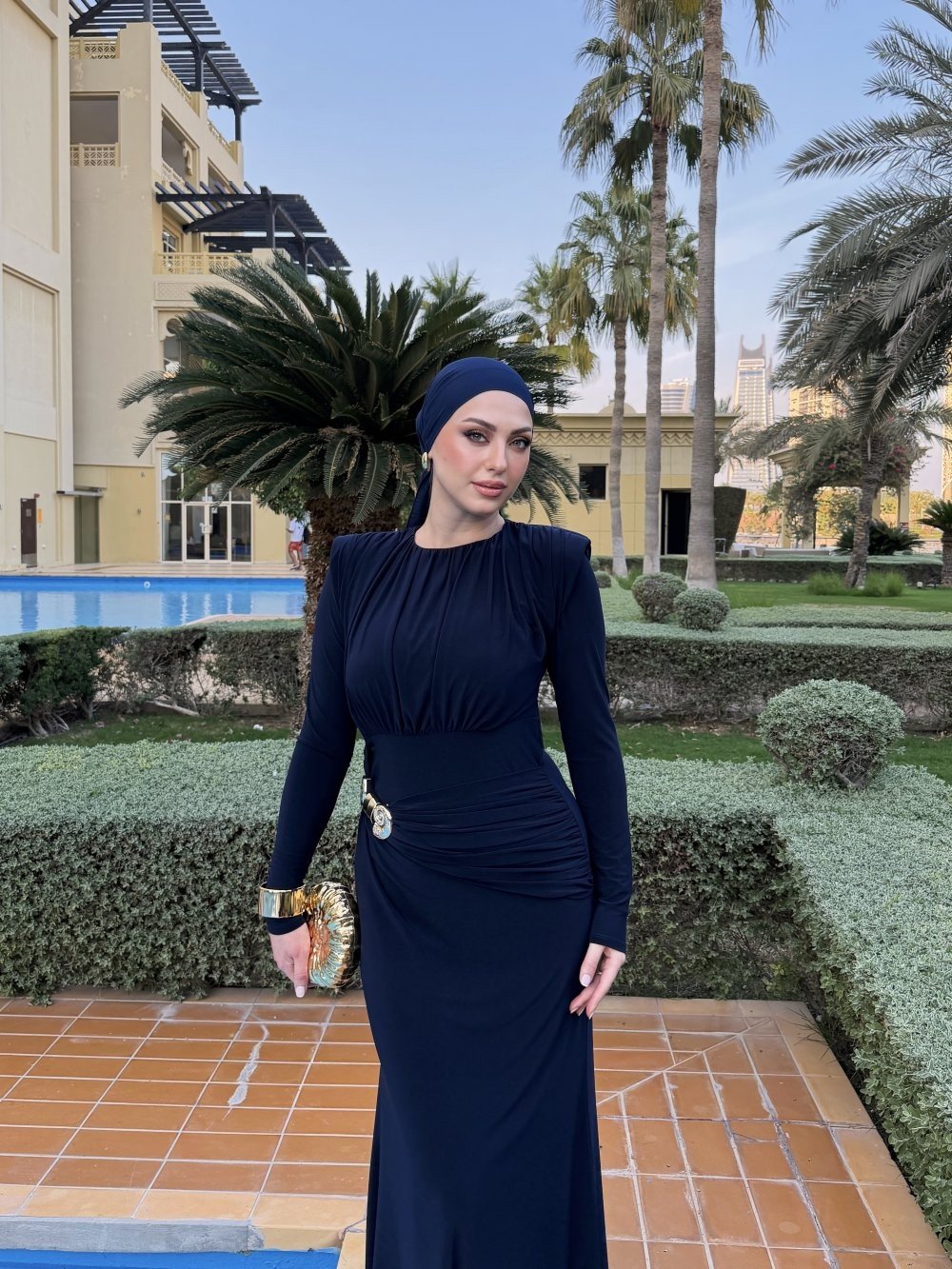Güler Elbise Lacivert