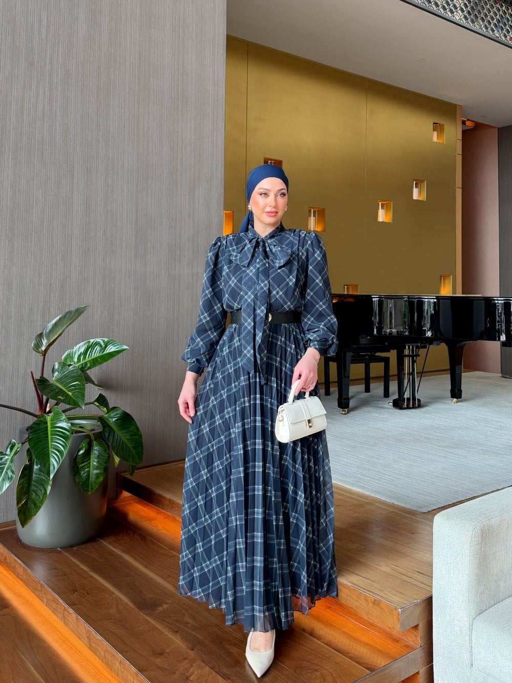 Yıldız Elbise Lacivert