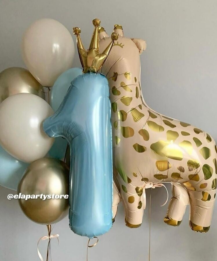 1 YAŞ TAÇLI BALON KONSEPT