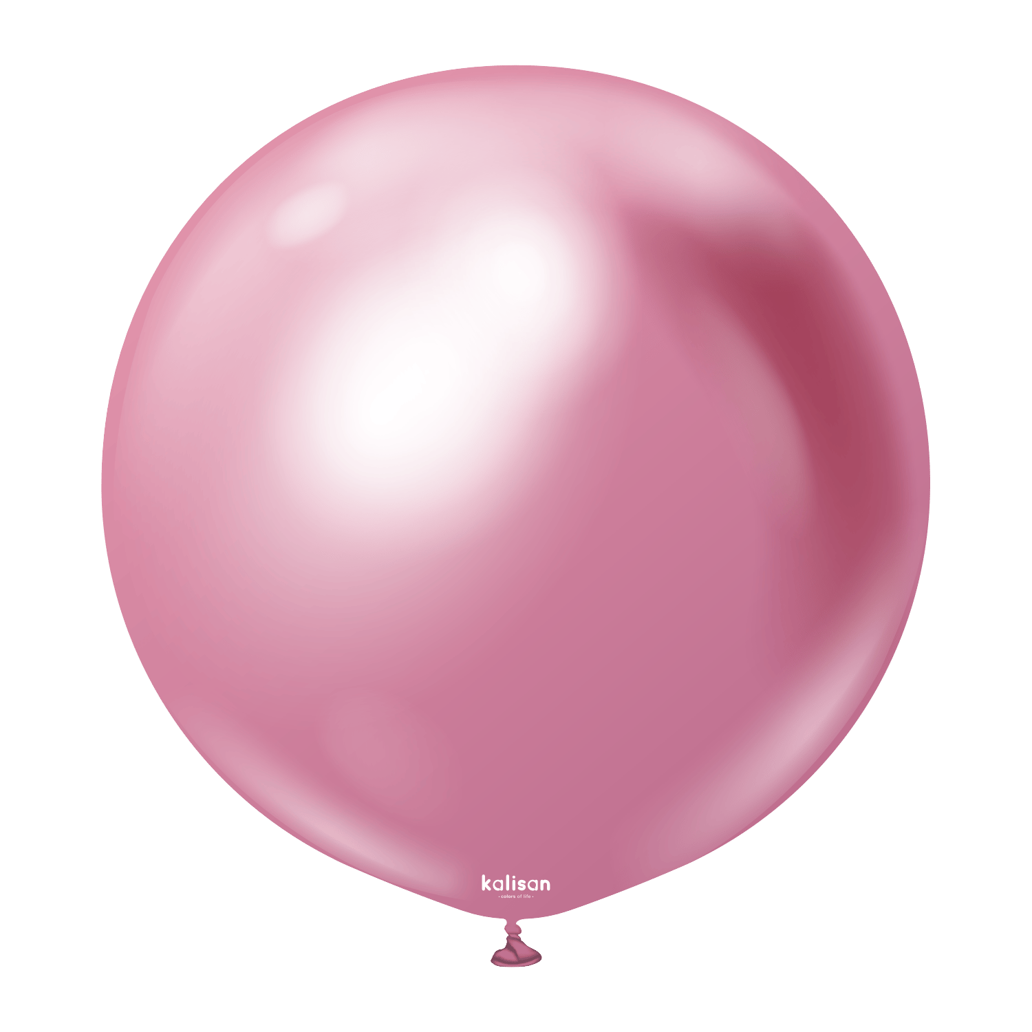 18 İnç Pembe Krom Balon