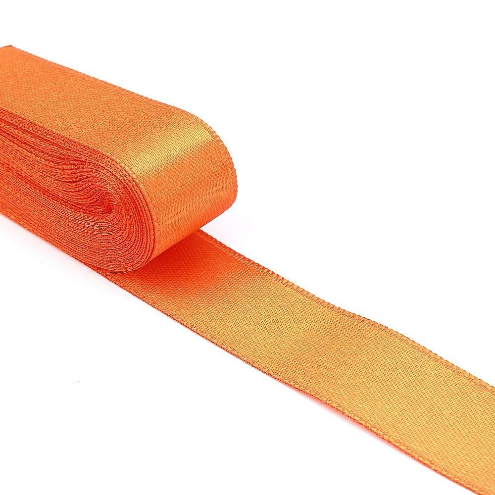 2 cm Saten Turuncu Kurdele