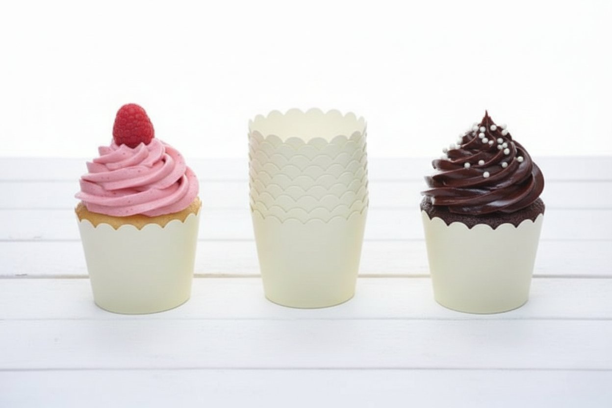 25'li Soft Mor Cupcake Kek Kalıbı