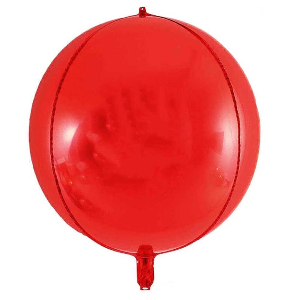 4d Kırmızı Küre Folyo Balon