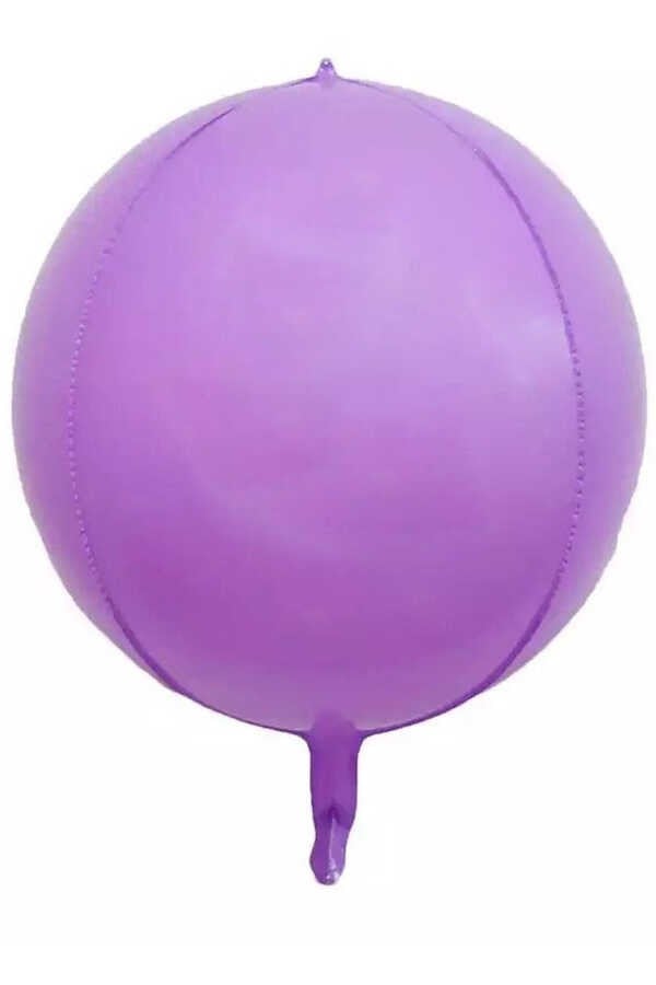4d Lila Küre Folyo Balon