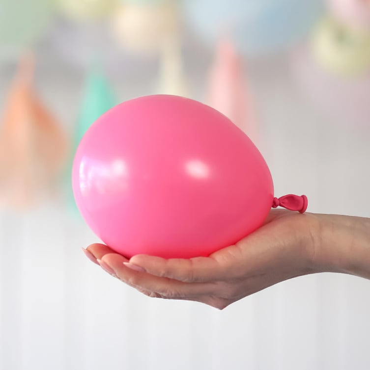 5 İnç Pastel Kraliçe Pembe Balon (10 Adet)