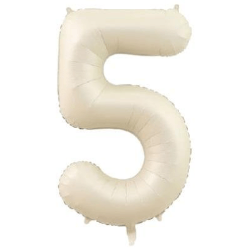 5 Krem Rakam Folyo Balon
