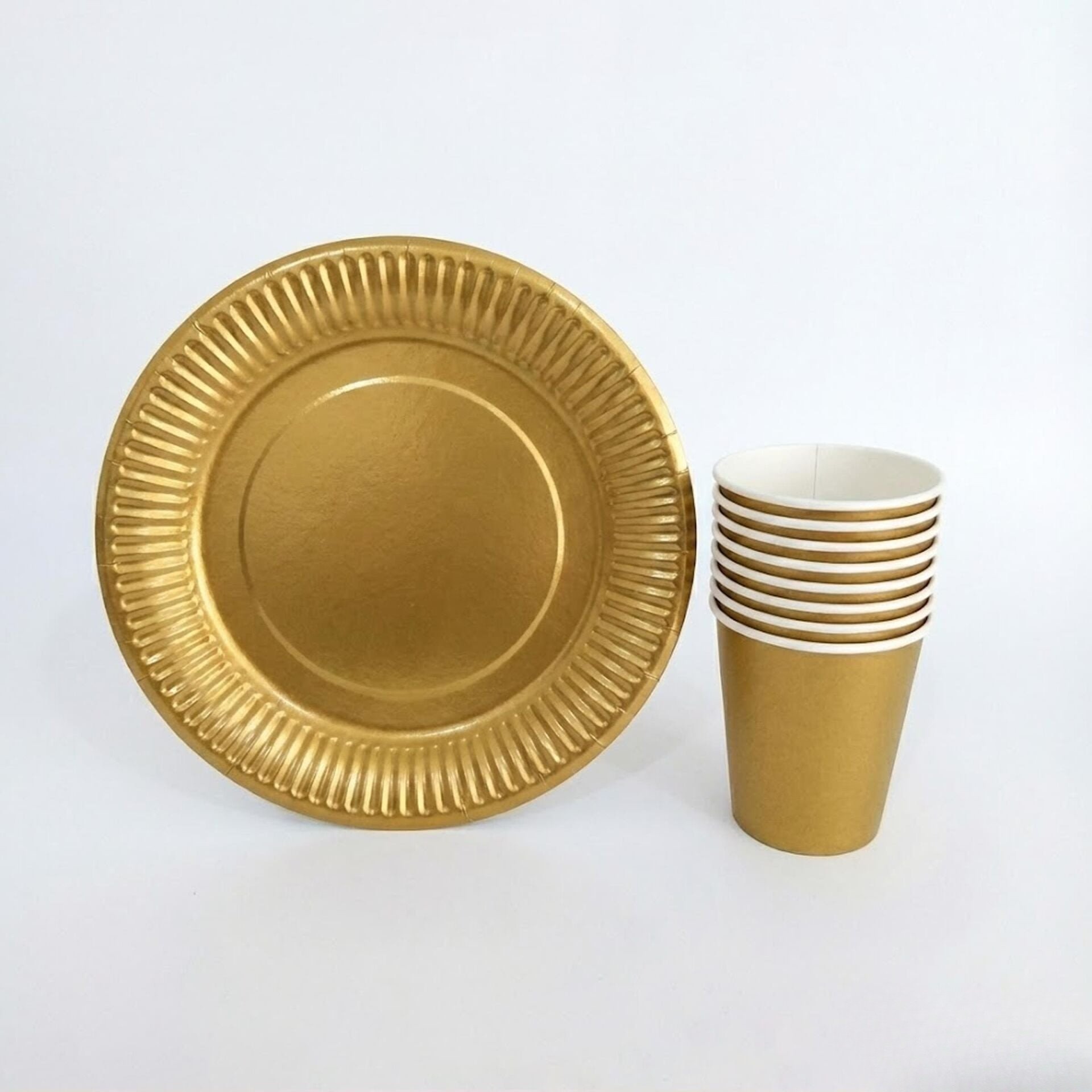 8'Lİ GOLD TABAK BARDAK
